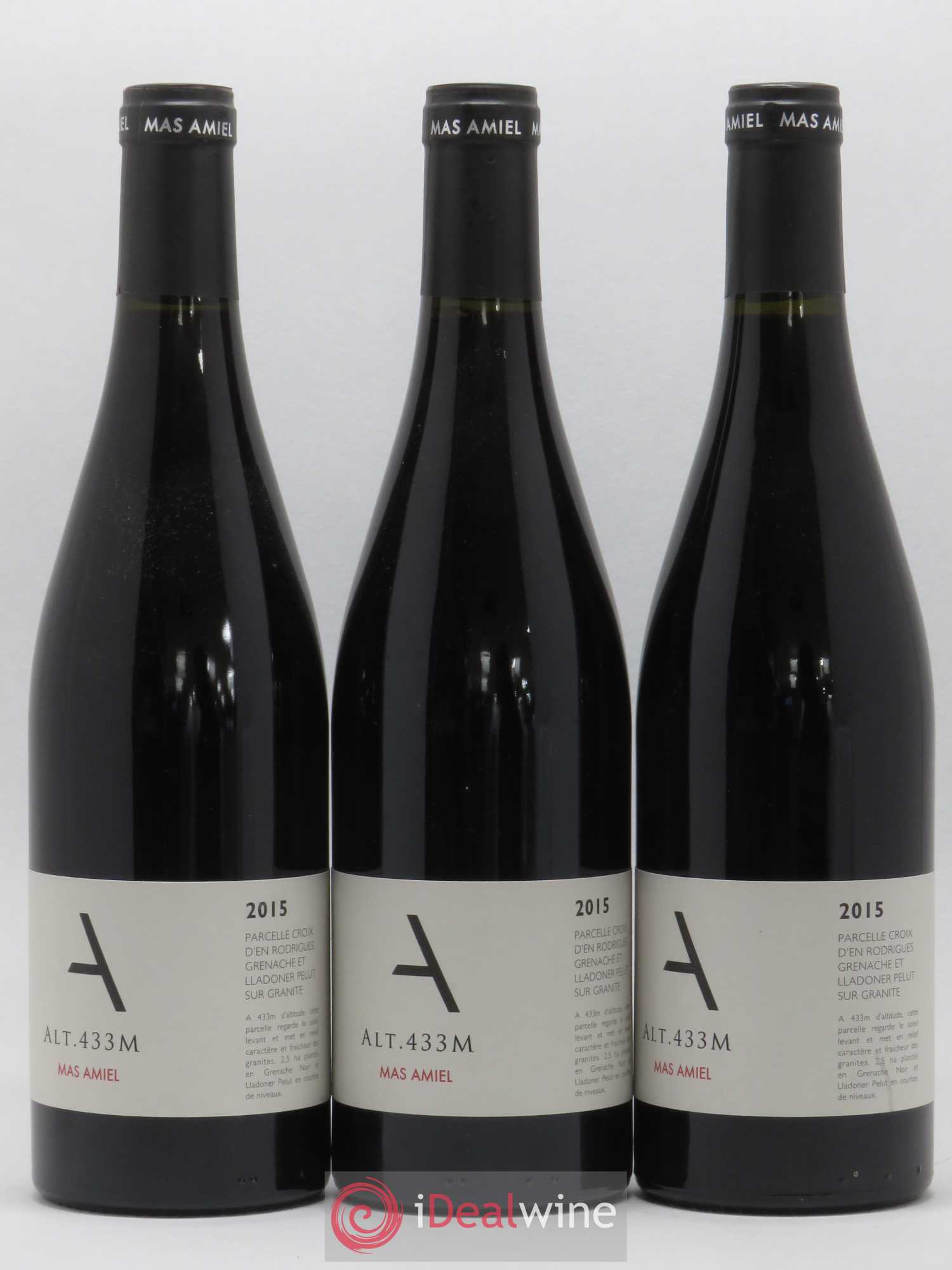 Maury sec Mas Amiel Altitude 433M Sec 2015 - Lot de 3 bouteilles - 0