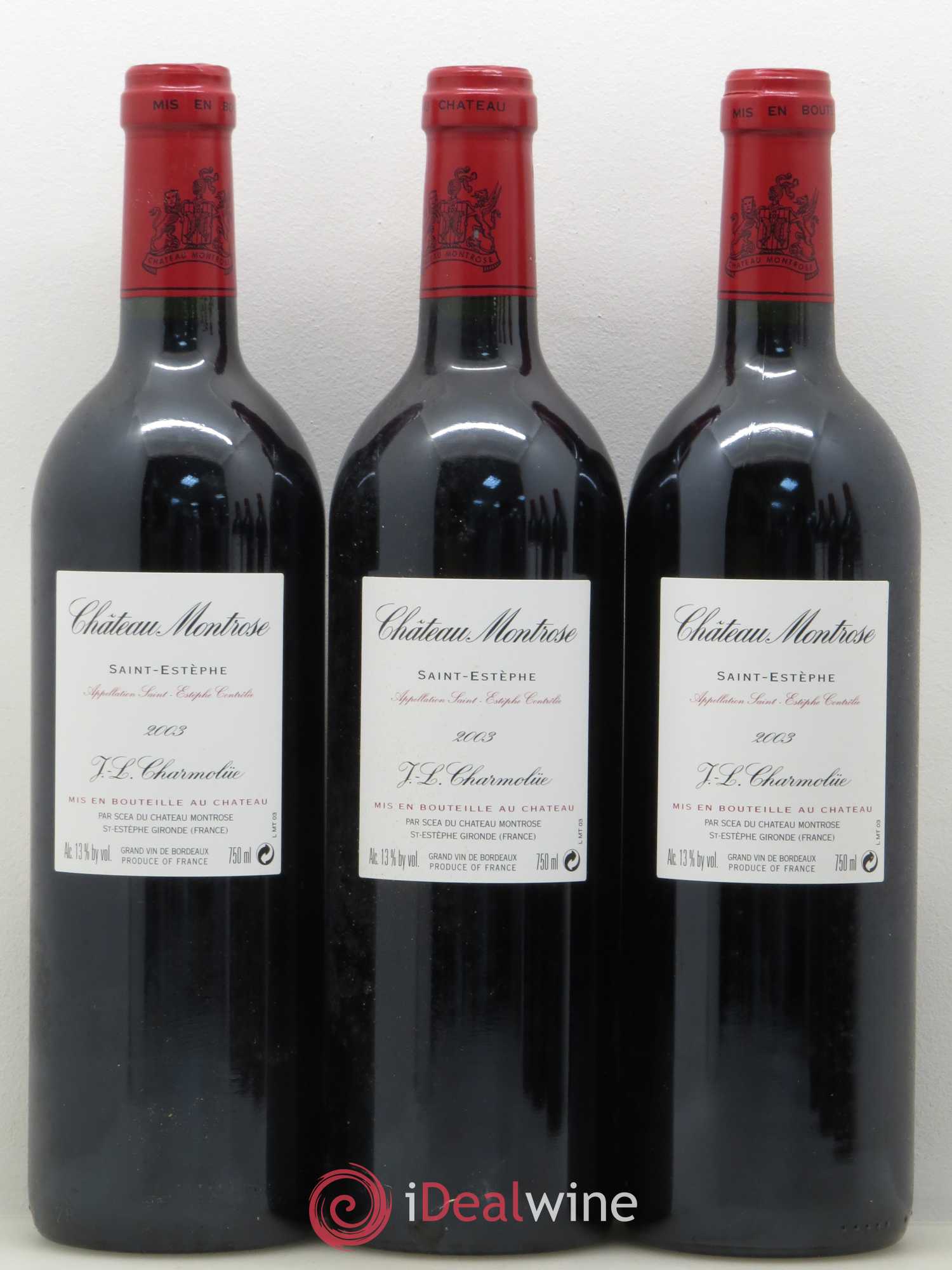 Château Montrose 2ème Grand Cru Classé 2003 - Lot de 6 bouteilles - 2