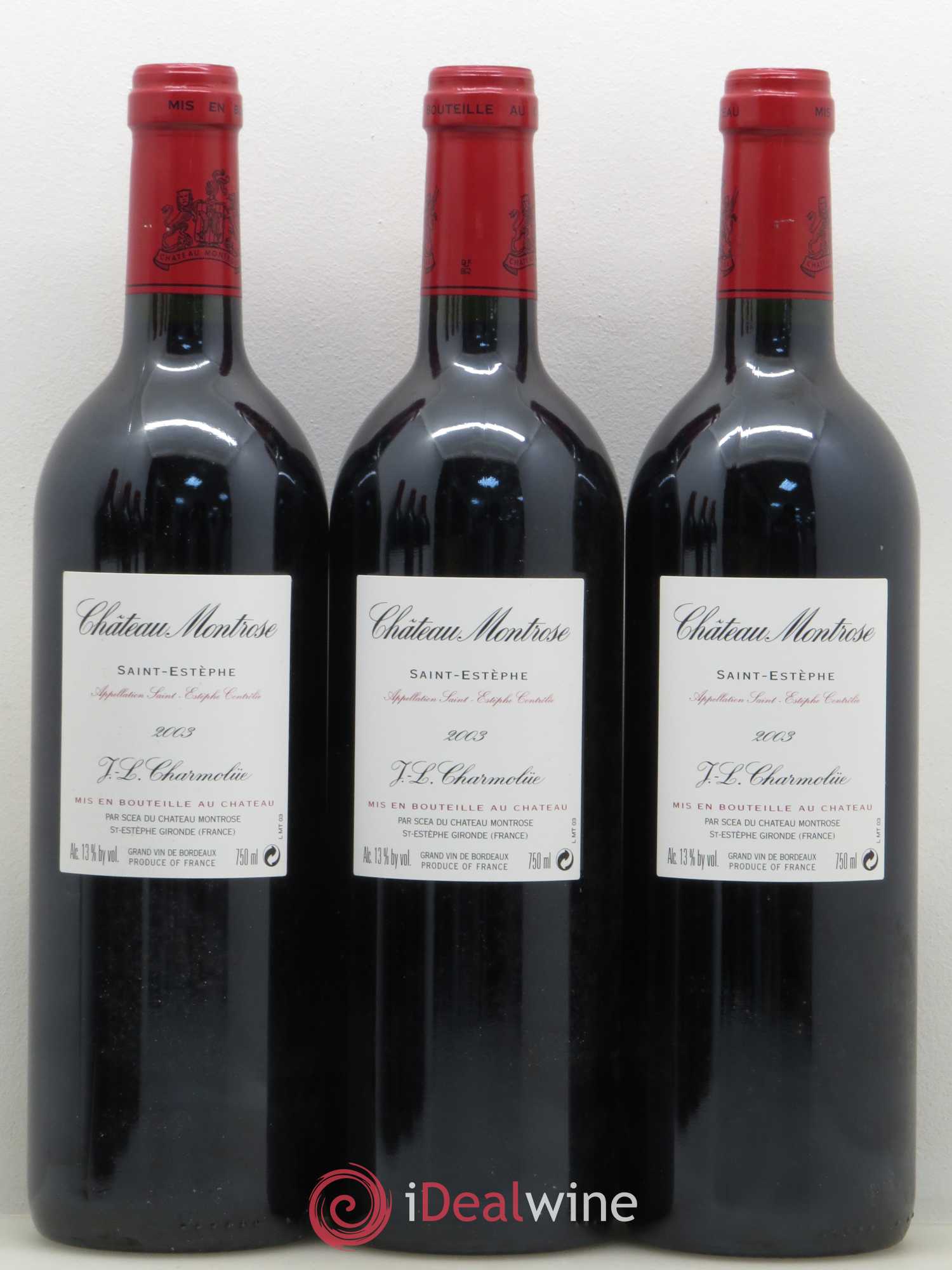 Château Montrose 2ème Grand Cru Classé 2003 - Lot de 6 bouteilles - 4
