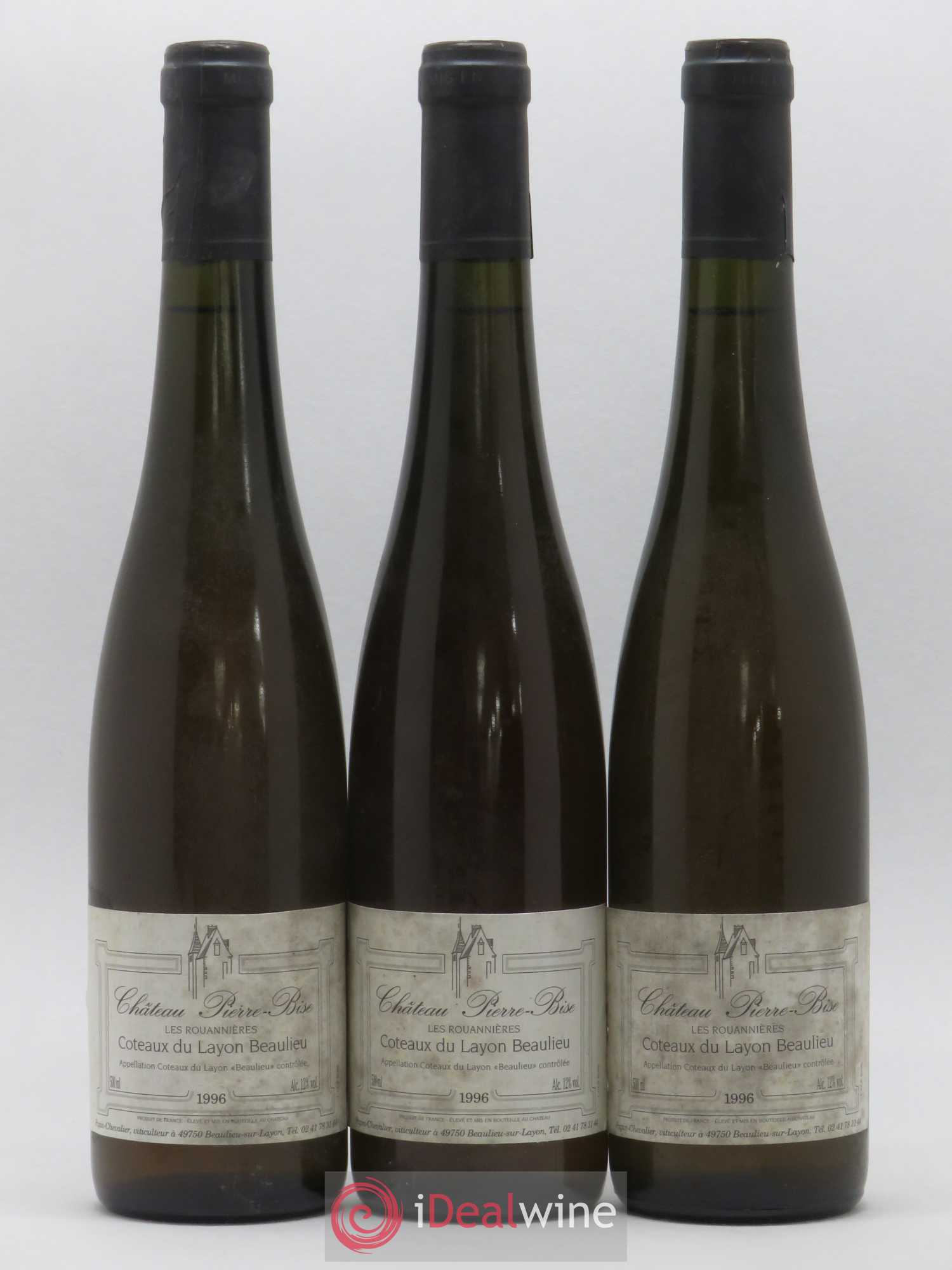 Coteaux du Layon Beaulieu Les Rouannieres Pierre Bise 50cl 1996 - Lotto di 3 bottiglie - 0