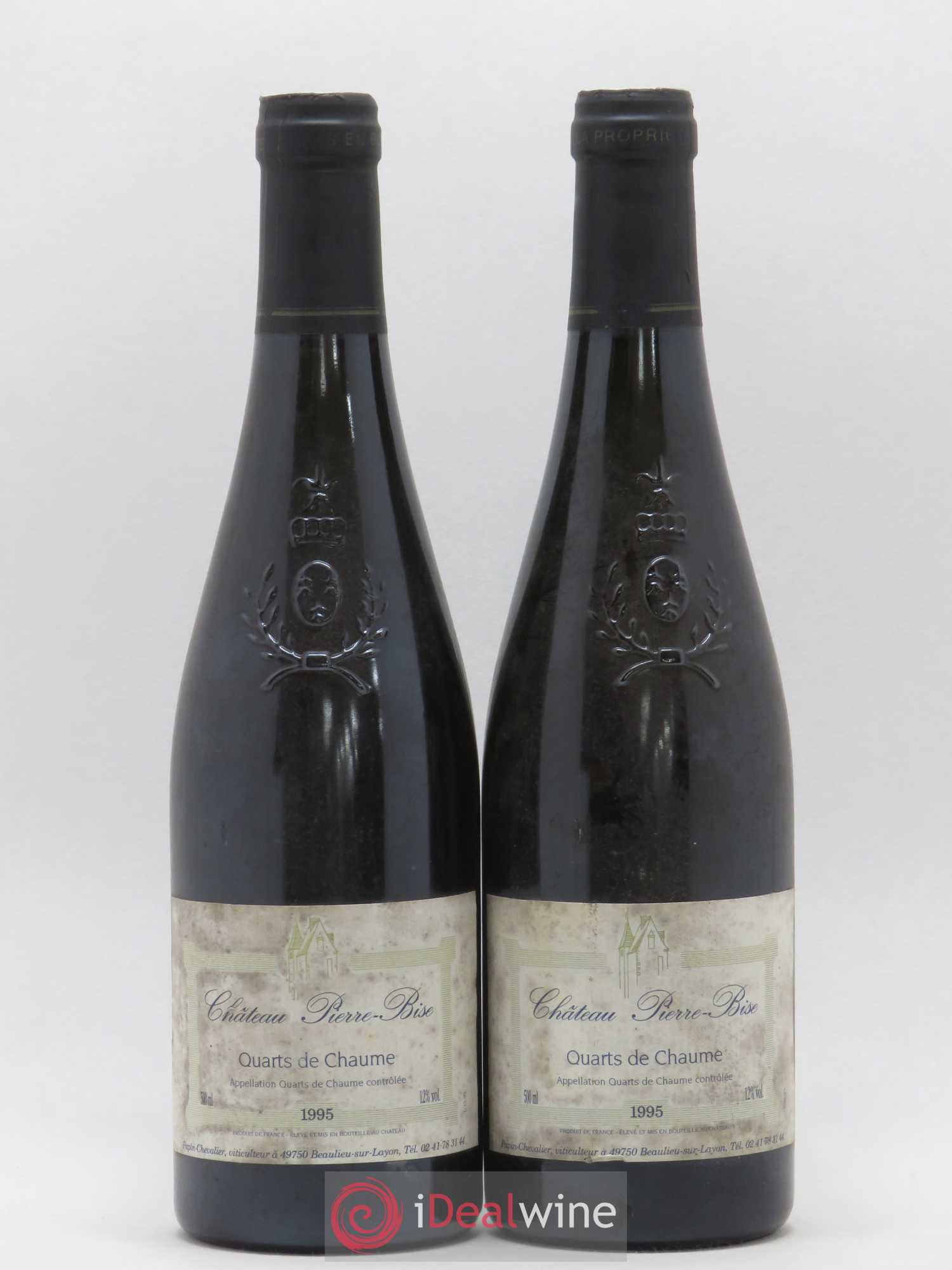 Quarts de Chaume Pierre Bise 50cl 1995 - Lotto di 2 bottiglie - 0