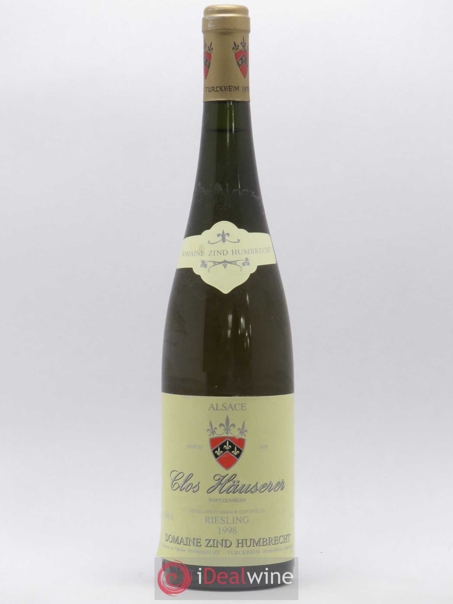 Alsace Riesling Clos Hauserer Zind-Humbrecht (Domaine) 1998 - Lot de 1 bouteille - 0