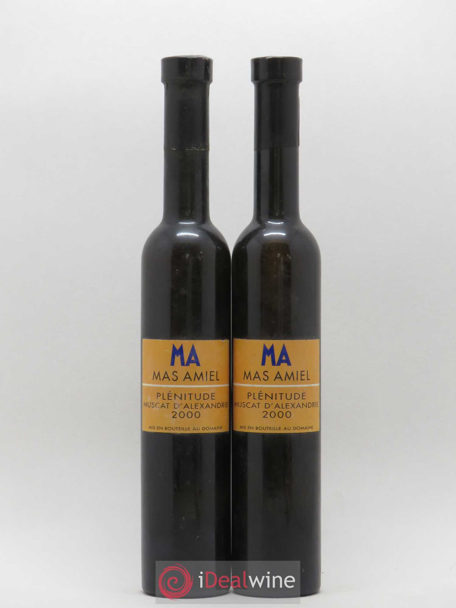 Maury Mas Amiel Muscat d'Alexandrie Plenitude 2000 - Posten von 2 Demi-Flaschen - 0