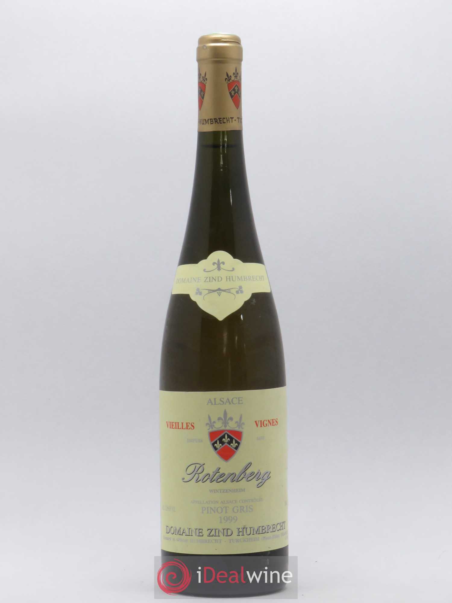 Pinot Gris Rotenberg Vieilles Vignes Zind Humbrecht 1999 - Posten von 1 Flasche - 0