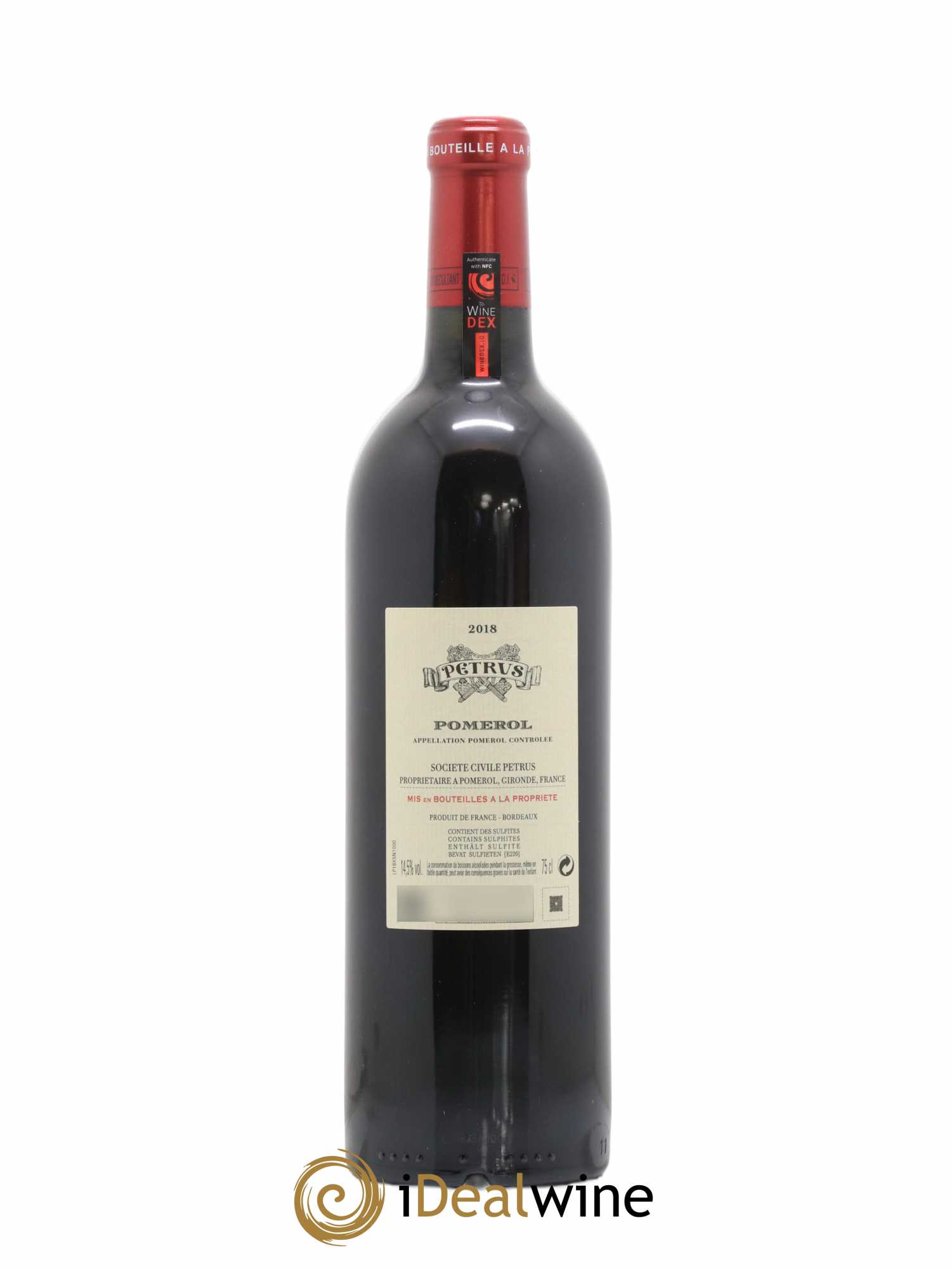 Petrus 2018 - Lot de 1 bouteille - 2