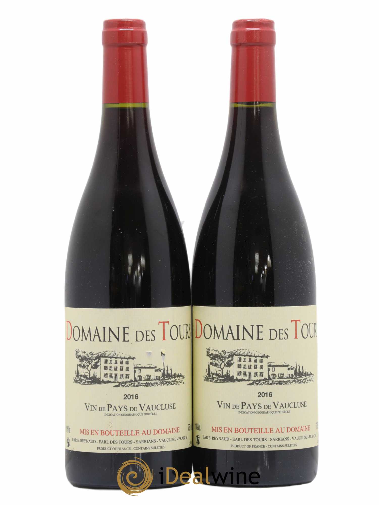 Vaucluse (Vin de Pays de Vaucluse) Domaine des Tours Emmanuel Reynaud 2016 - Lotto di 2 bottiglie - 0
