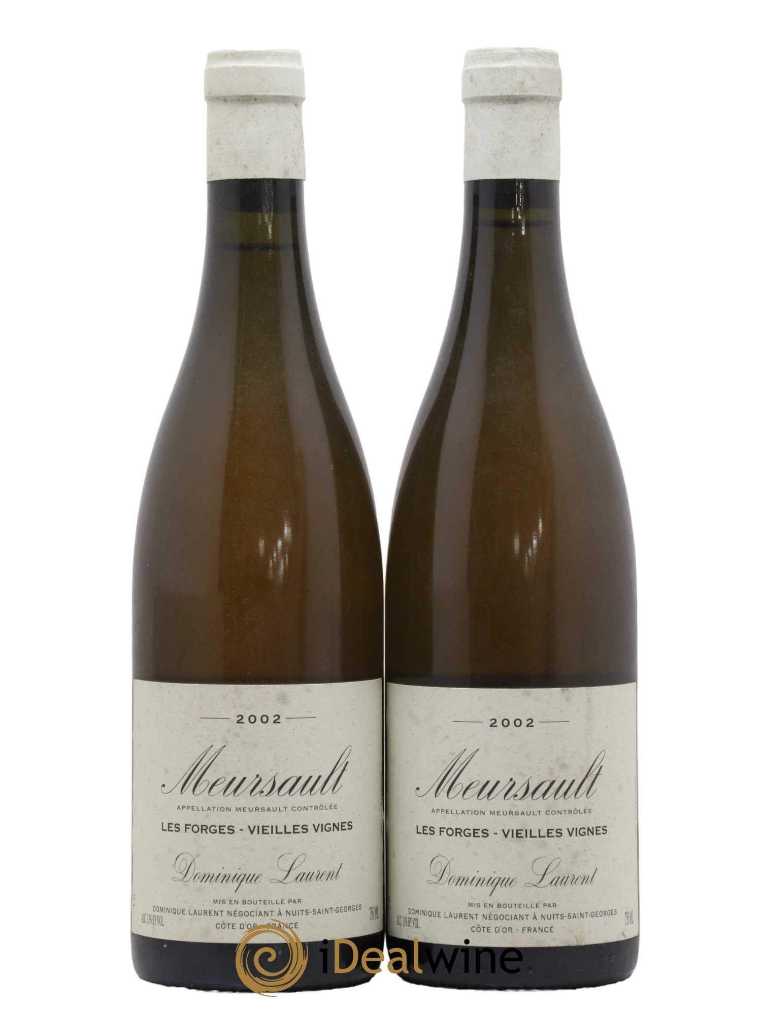 Meursault Les Forges Vieilles Vignes Dominique Laurent 2002 - Lot de 2 bouteilles - 0