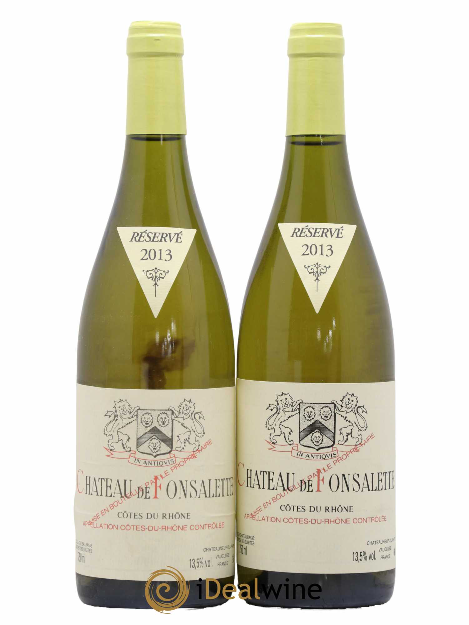 Côtes-du-Rhône Château de Fonsalette Emmanuel Reynaud 2013 - Lot de 2 bouteilles - 0