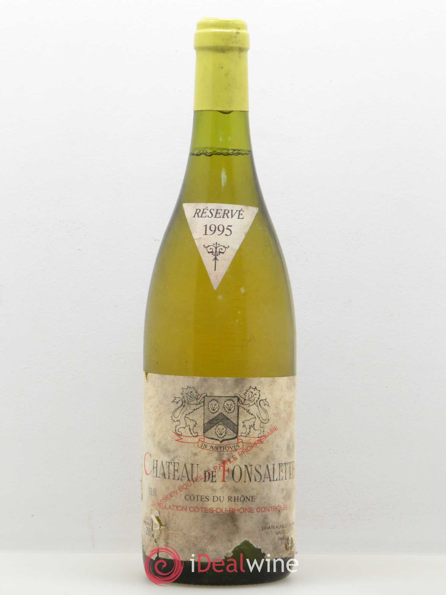 Côtes-du-Rhône Château de Fonsalette Emmanuel Reynaud 1995 - Lot de 1 bouteille - 0