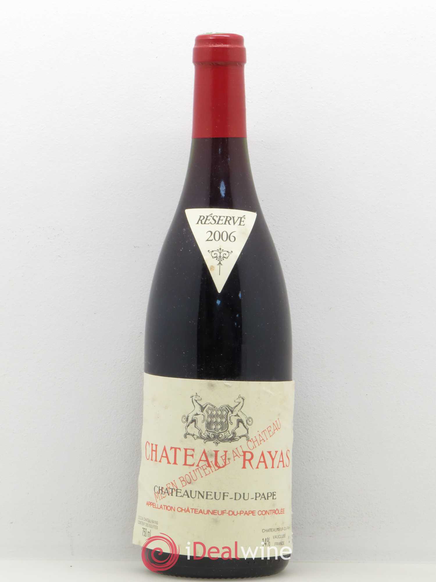 Châteauneuf-du-Pape Château Rayas Emmanuel Reynaud 2006 - Lot de 1 bouteille - 0