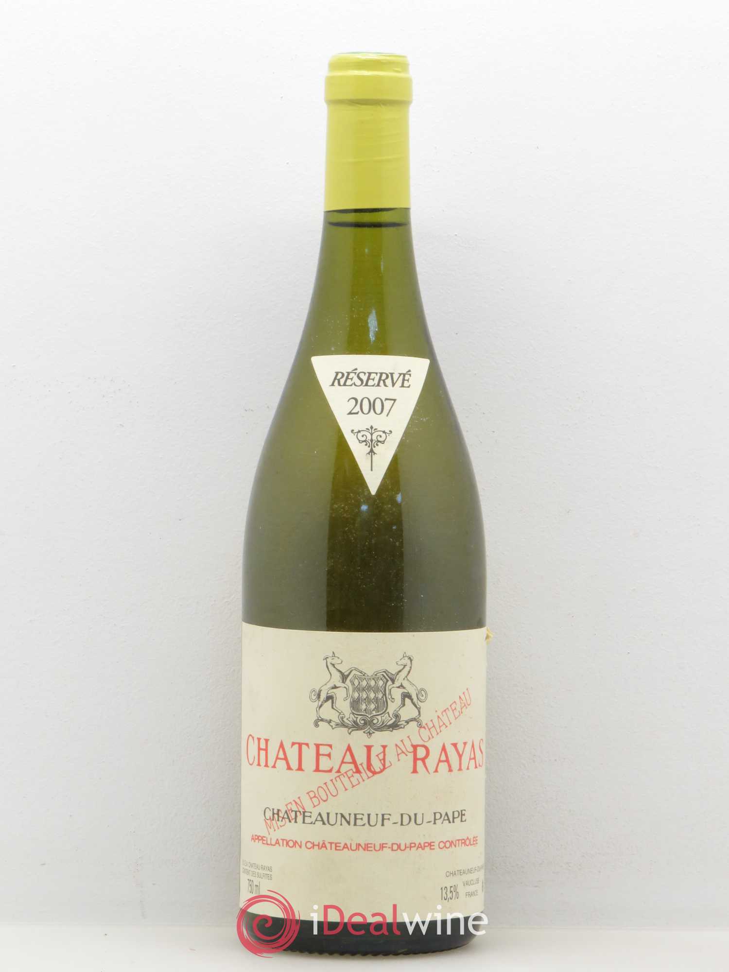 Châteauneuf-du-Pape Château Rayas Emmanuel Reynaud 2007 - Lot de 1 bouteille - 0