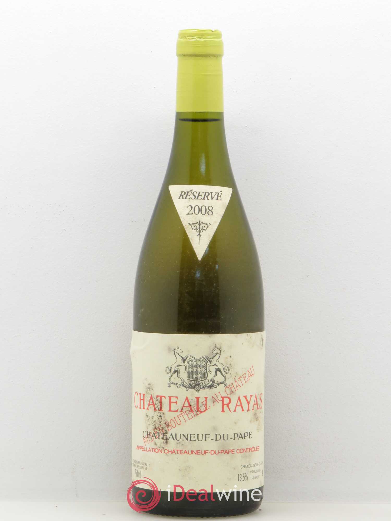 Châteauneuf-du-Pape Château Rayas Emmanuel Reynaud 2008 - Lot de 1 bouteille - 0