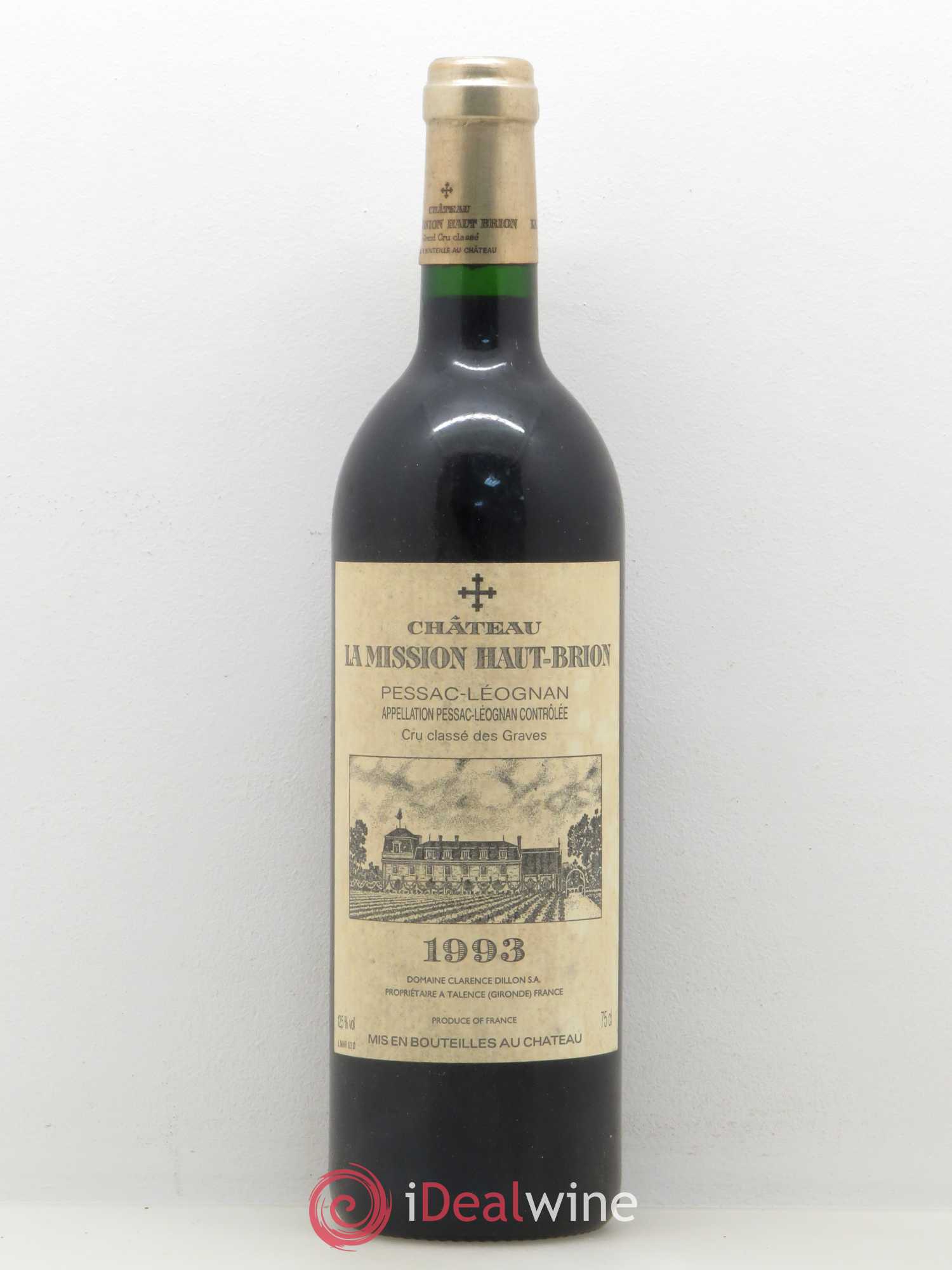 Château la Mission Haut-Brion Cru Classé de Graves 1993 - Lot de 1 bouteille - 0