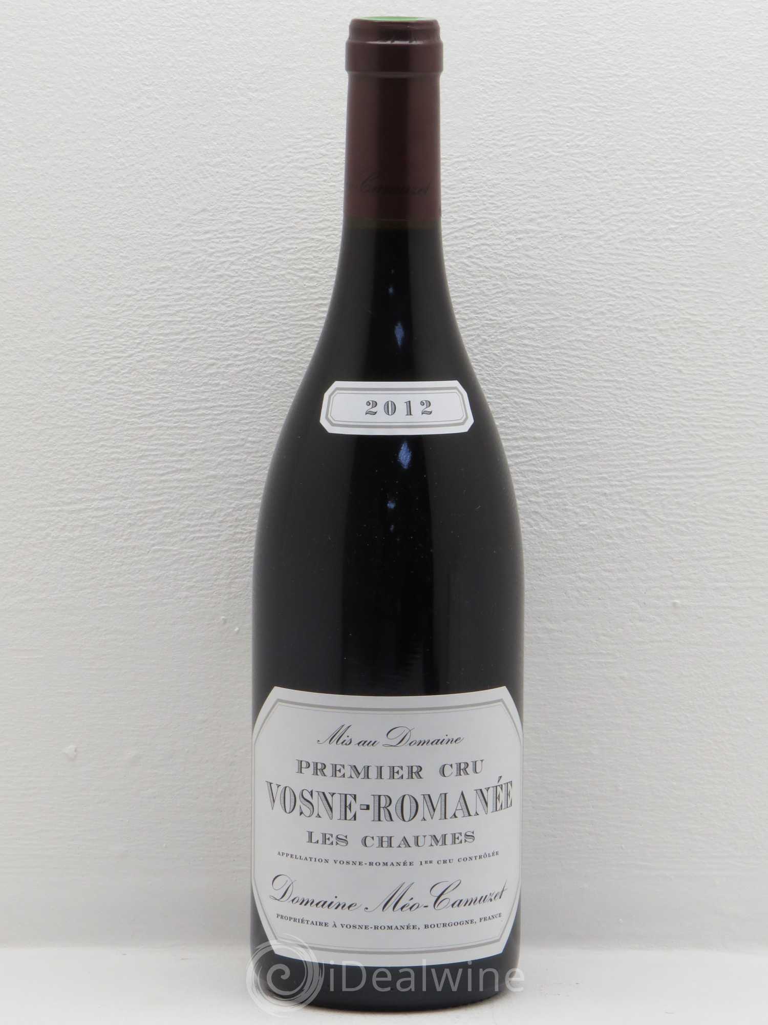 Vosne-Romanée 1er Cru Les Chaumes Méo-Camuzet (Domaine) 2012 - Lot de 1 bouteille - 0