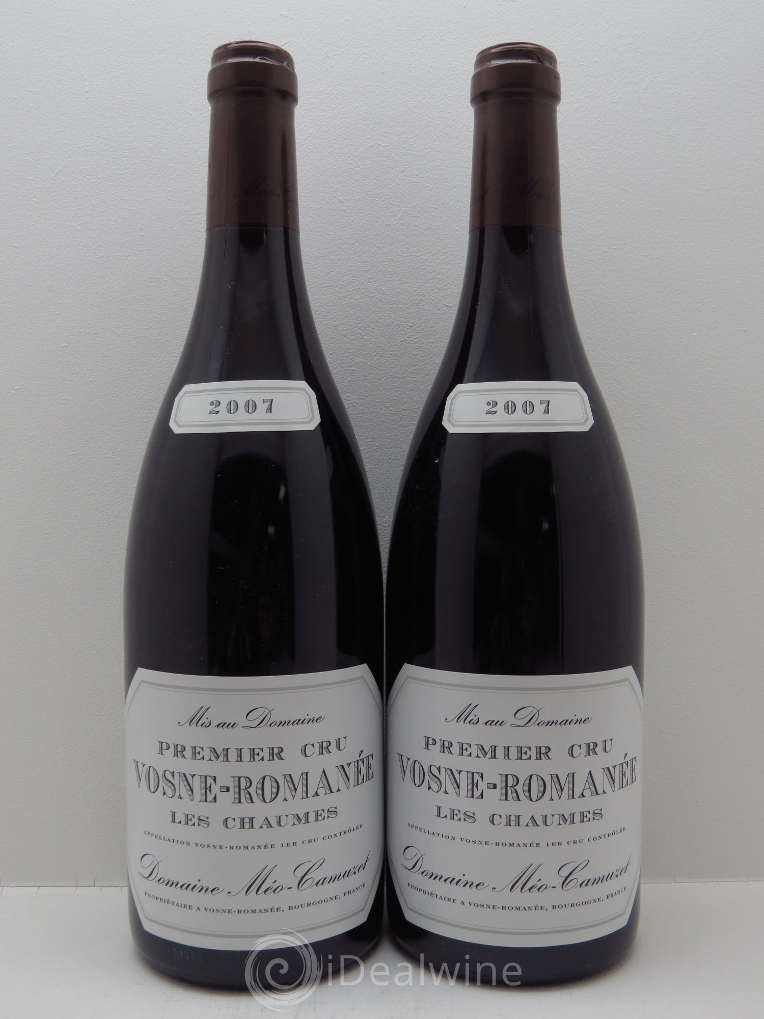 Vosne-Romanée 1er Cru Les Chaumes Méo-Camuzet (Domaine) 2007 - Lot de 2 bouteilles - 0