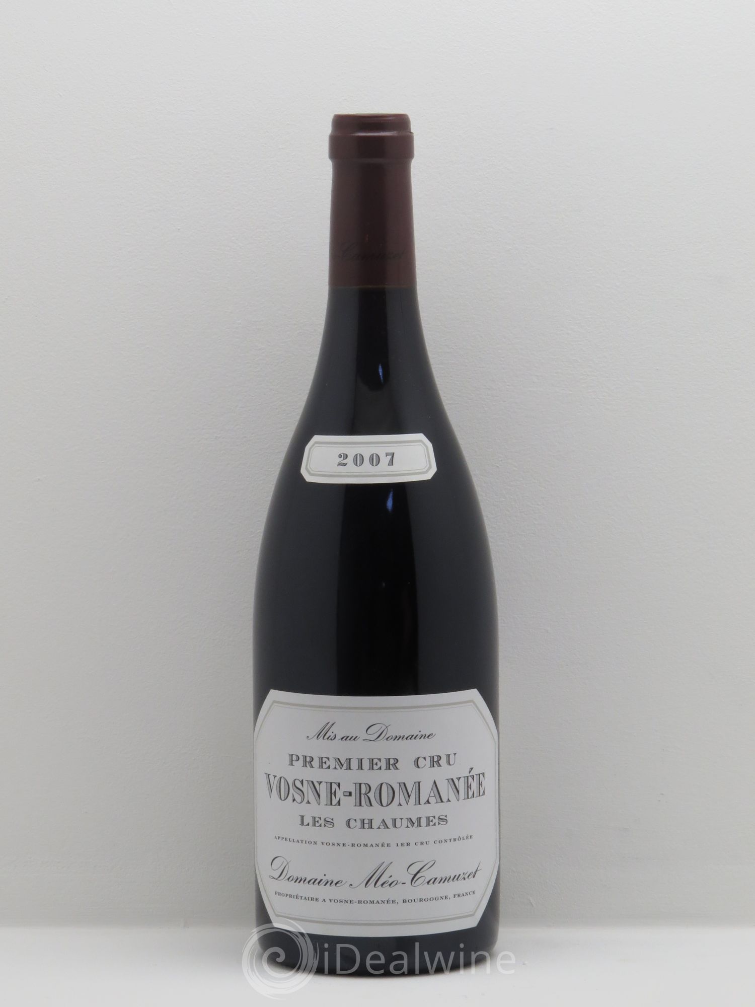 Vosne-Romanée 1er Cru Les Chaumes Méo-Camuzet (Domaine) 2007 - Lot de 1 bouteille - 0