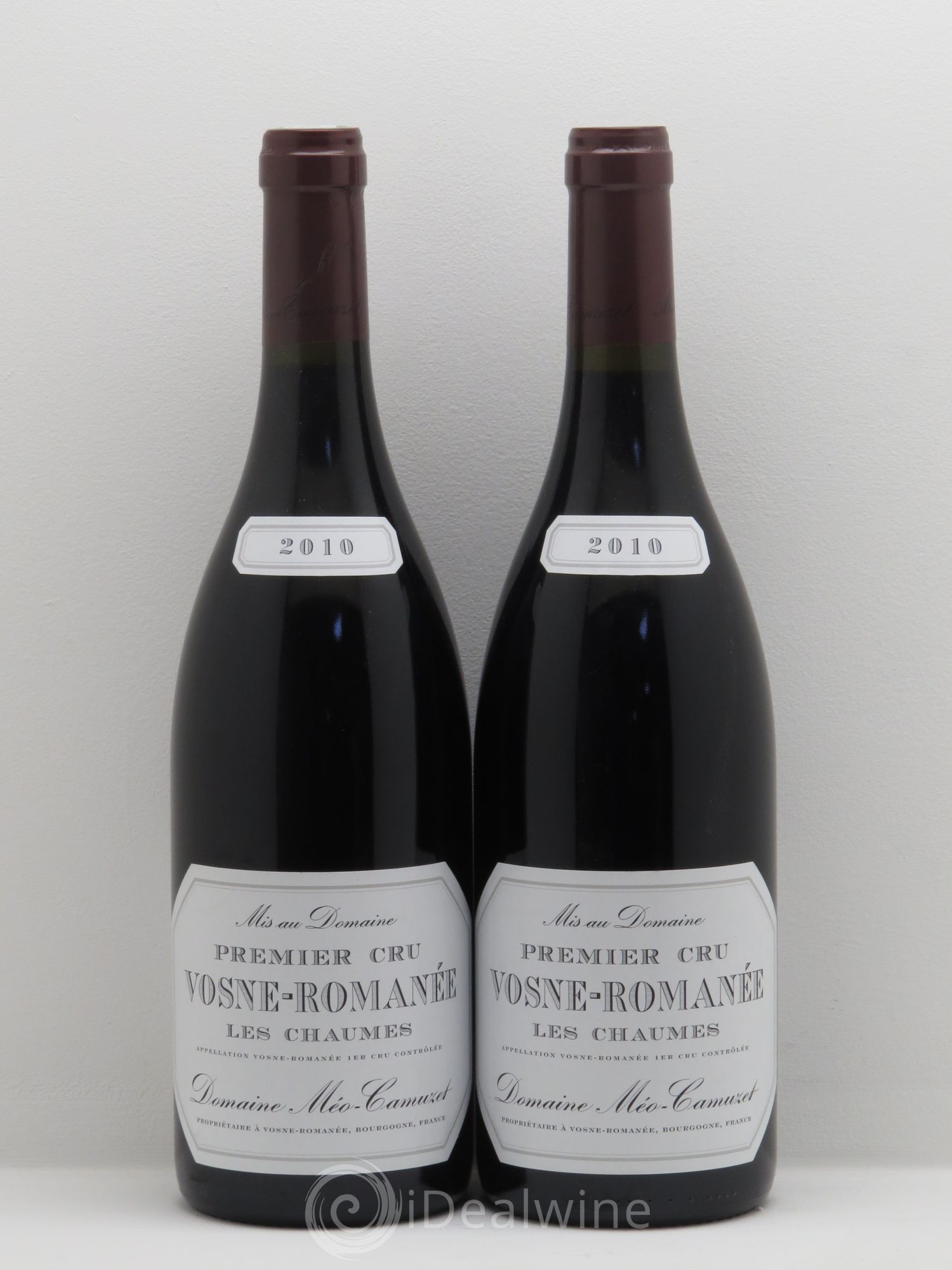 Vosne-Romanée 1er Cru Les Chaumes Méo-Camuzet (Domaine) 2010 - Lot de 2 bouteilles - 0