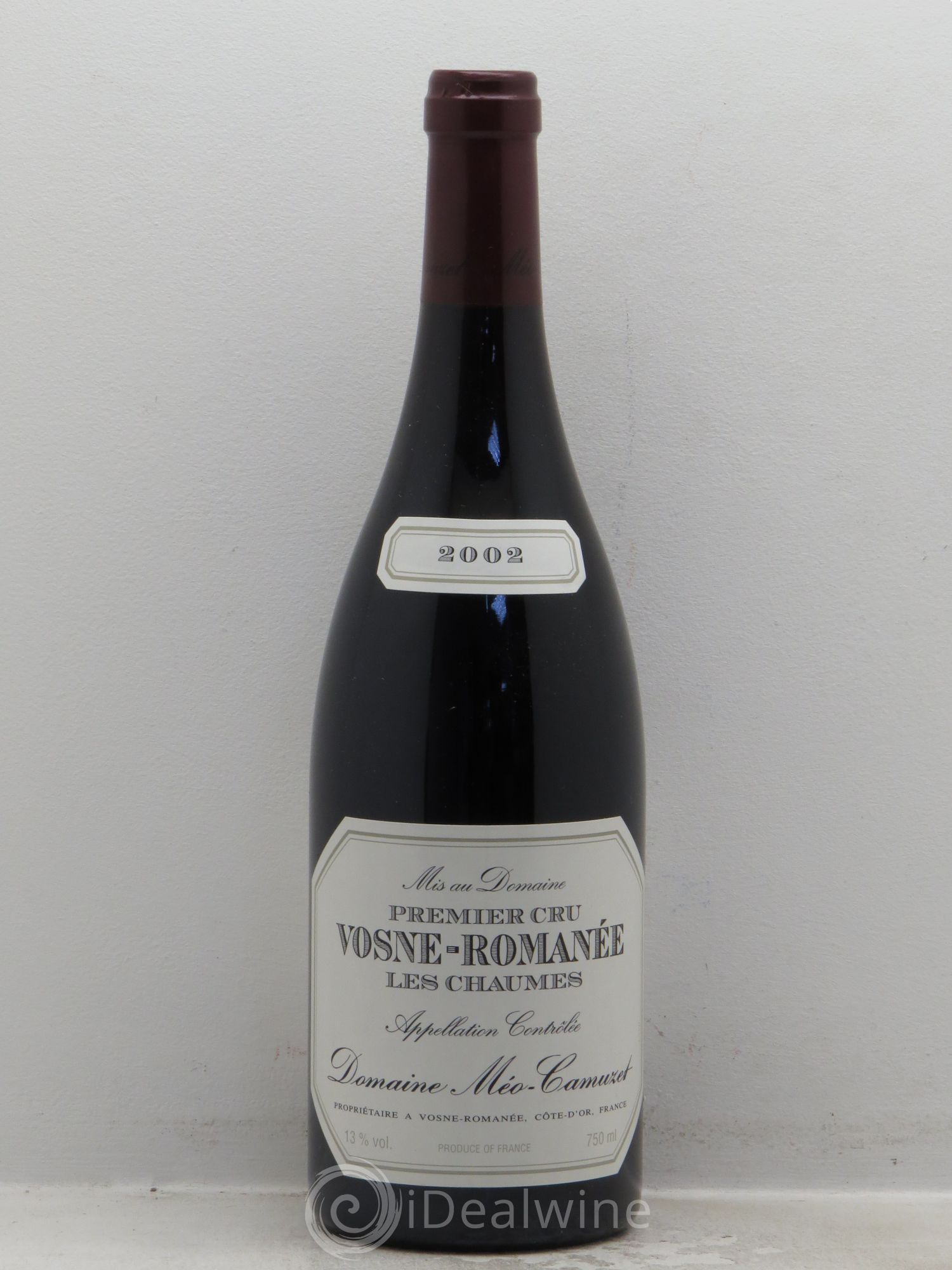 Vosne-Romanée 1er Cru Les Chaumes Méo-Camuzet (Domaine) 2002 - Lot de 1 bouteille - 0