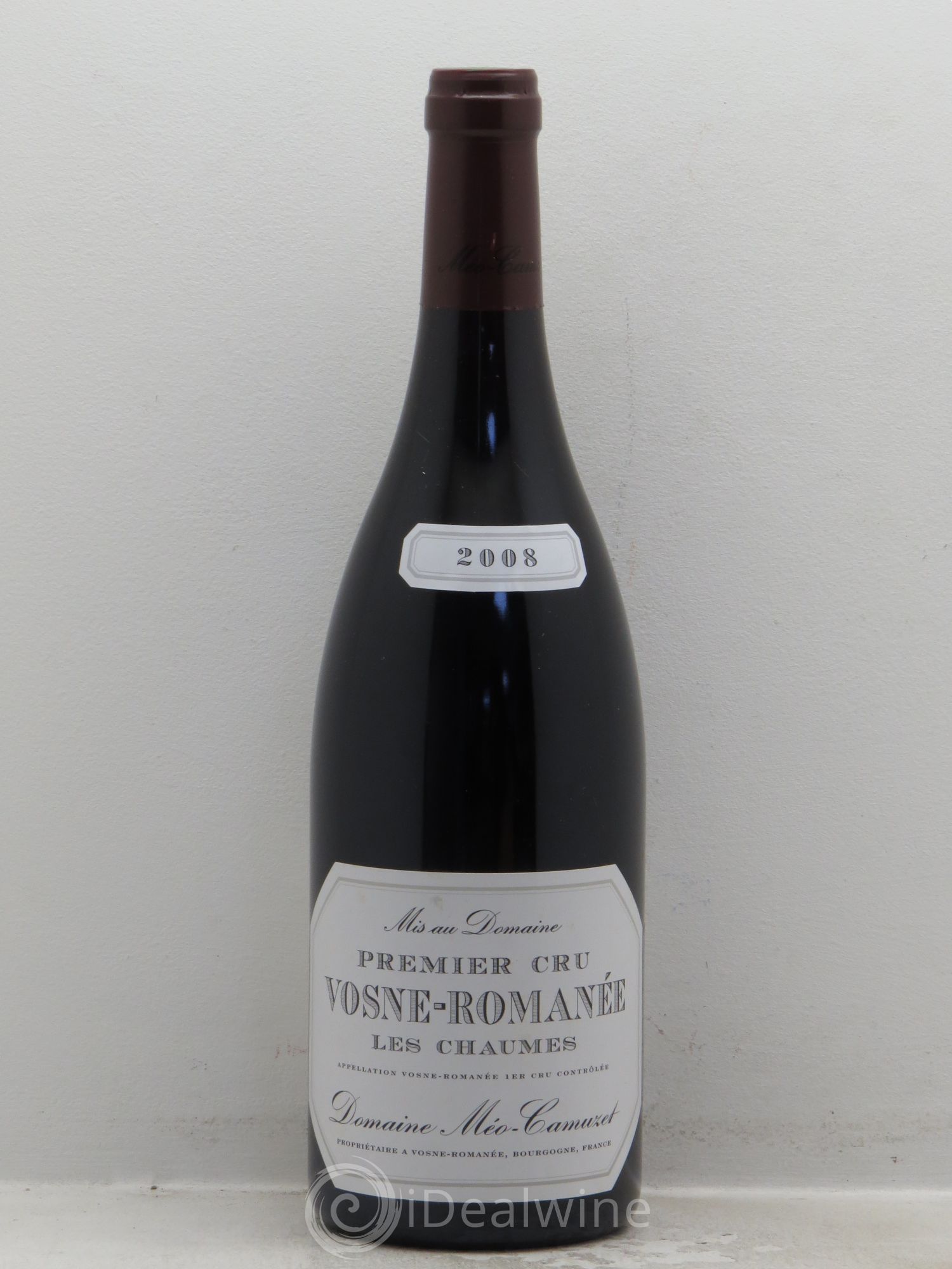 Vosne-Romanée 1er Cru Les Chaumes Méo-Camuzet (Domaine) 2008 - Lot de 1 bouteille - 0