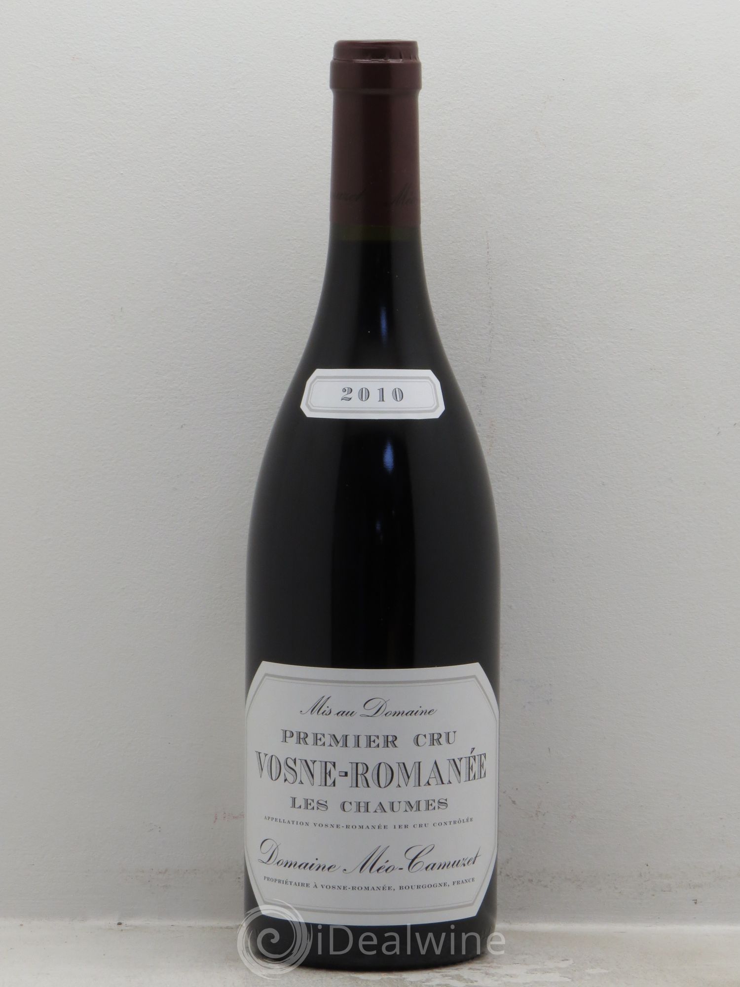 Vosne-Romanée 1er Cru Les Chaumes Méo-Camuzet (Domaine) 2010 - Lot de 1 bouteille - 0