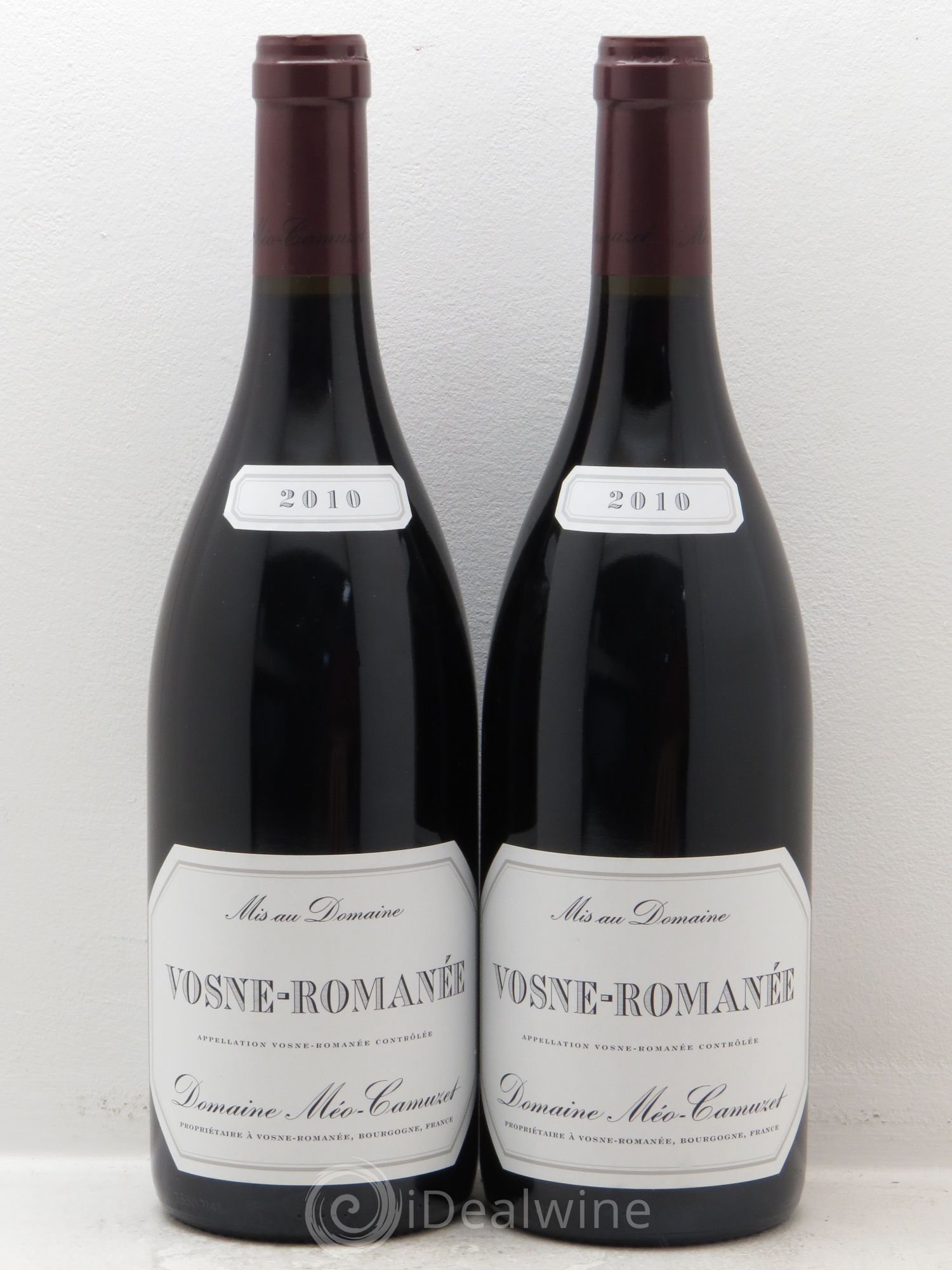 Vosne-Romanée Méo-Camuzet (Domaine) 2010 - Lot de 2 bouteilles - 0