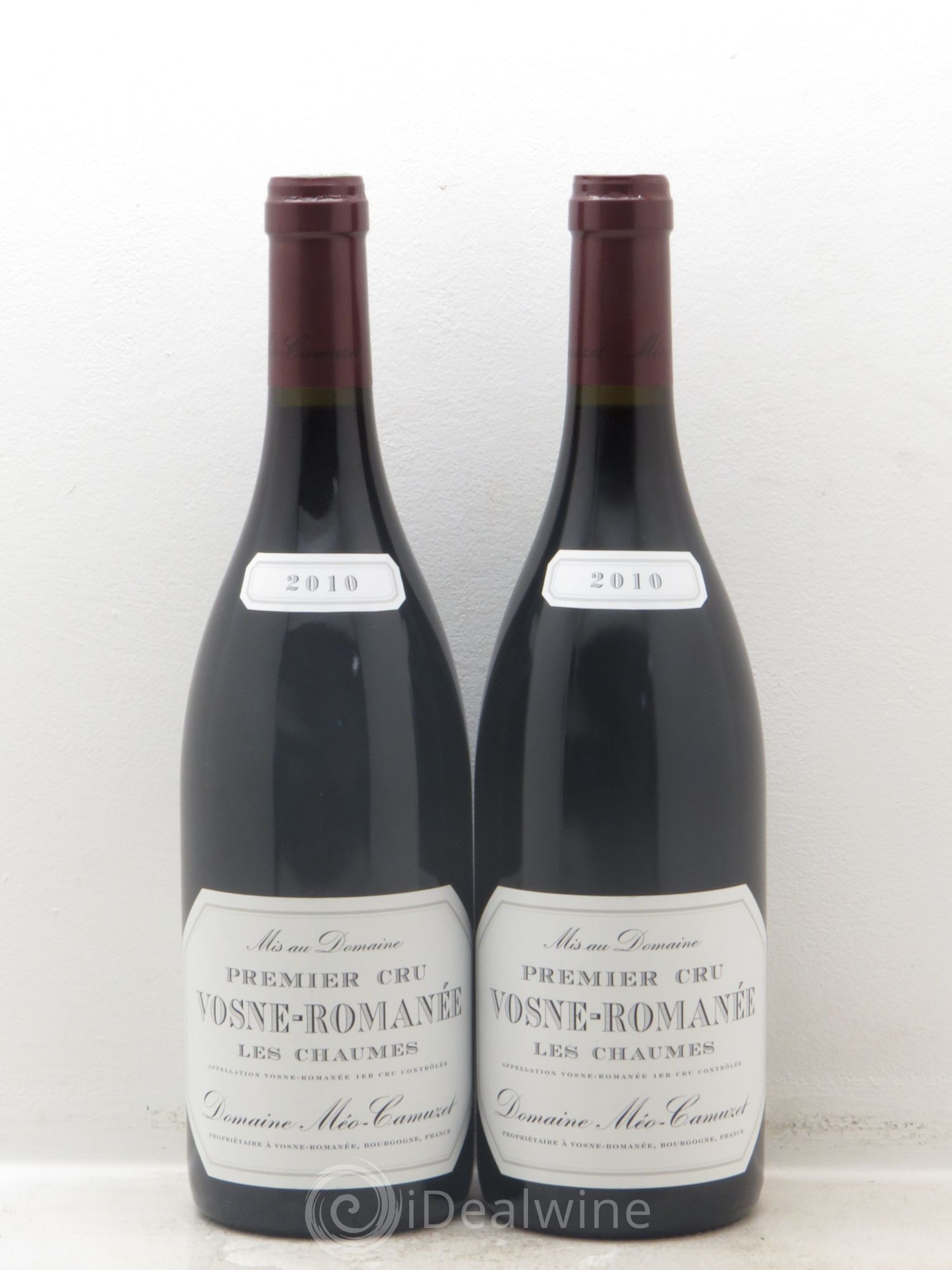Vosne-Romanée 1er Cru Les Chaumes Méo-Camuzet (Domaine) 2010 - Lot de 2 bouteilles - 0