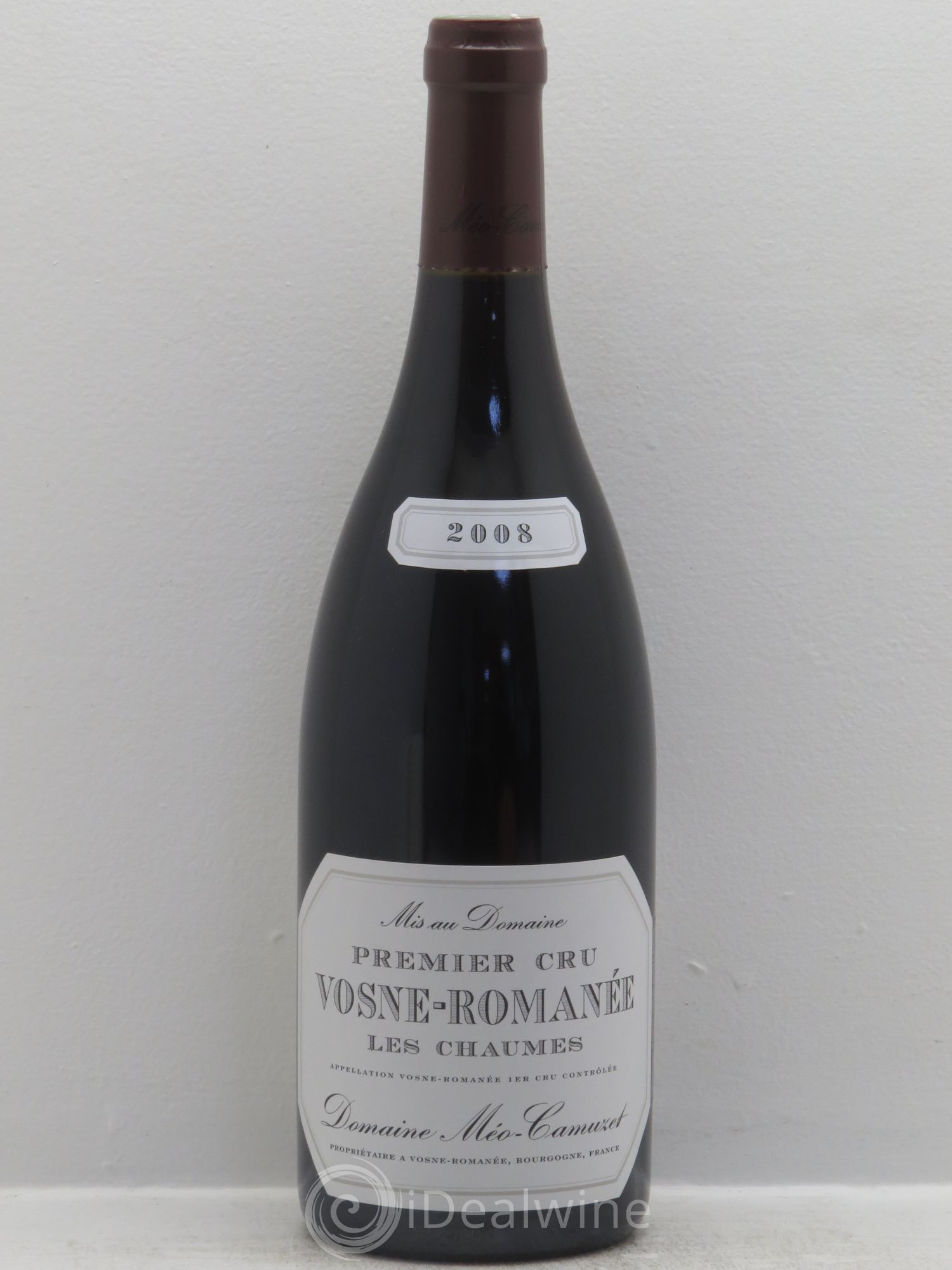 Vosne-Romanée 1er Cru Les Chaumes Méo-Camuzet (Domaine) 2008 - Lot de 1 bouteille - 0