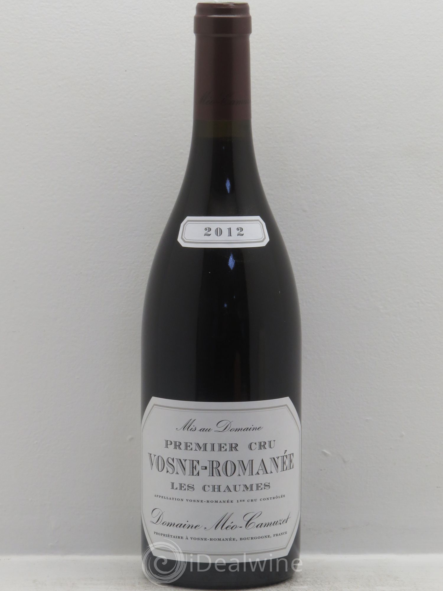 Vosne-Romanée 1er Cru Les Chaumes Méo-Camuzet (Domaine) 2012 - Lot de 1 bouteille - 0
