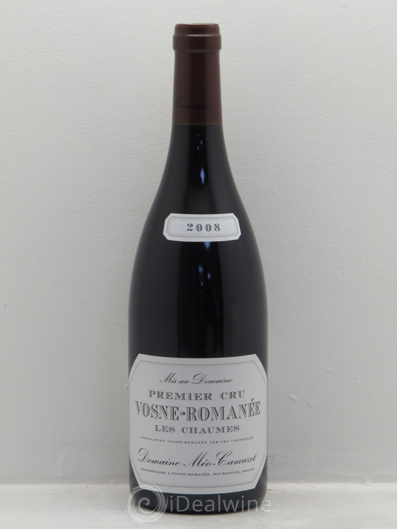 Vosne-Romanée 1er Cru Les Chaumes Méo-Camuzet (Domaine) 2008 - Lot de 1 bouteille - 0