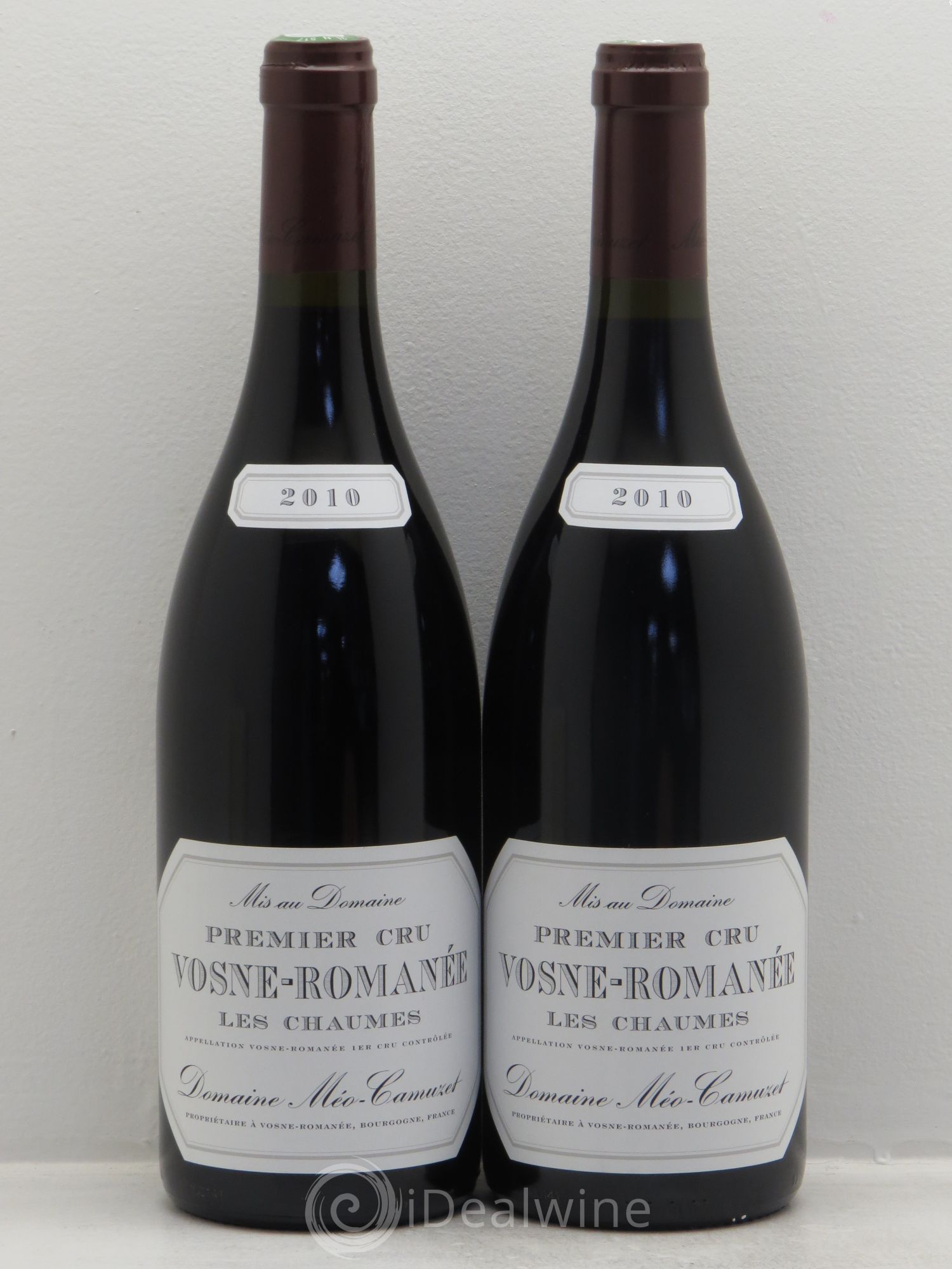 Vosne-Romanée 1er Cru Les Chaumes Méo-Camuzet (Domaine) 2010 - Lot de 2 bouteilles - 0