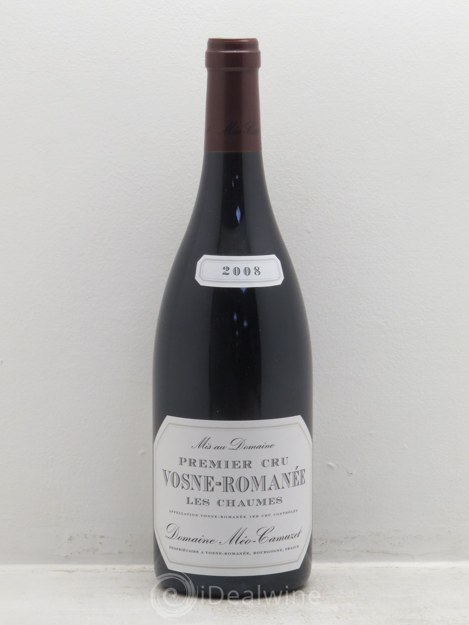 Vosne-Romanée 1er Cru Les Chaumes Méo-Camuzet (Domaine) 2008 - Lot de 1 bouteille - 0