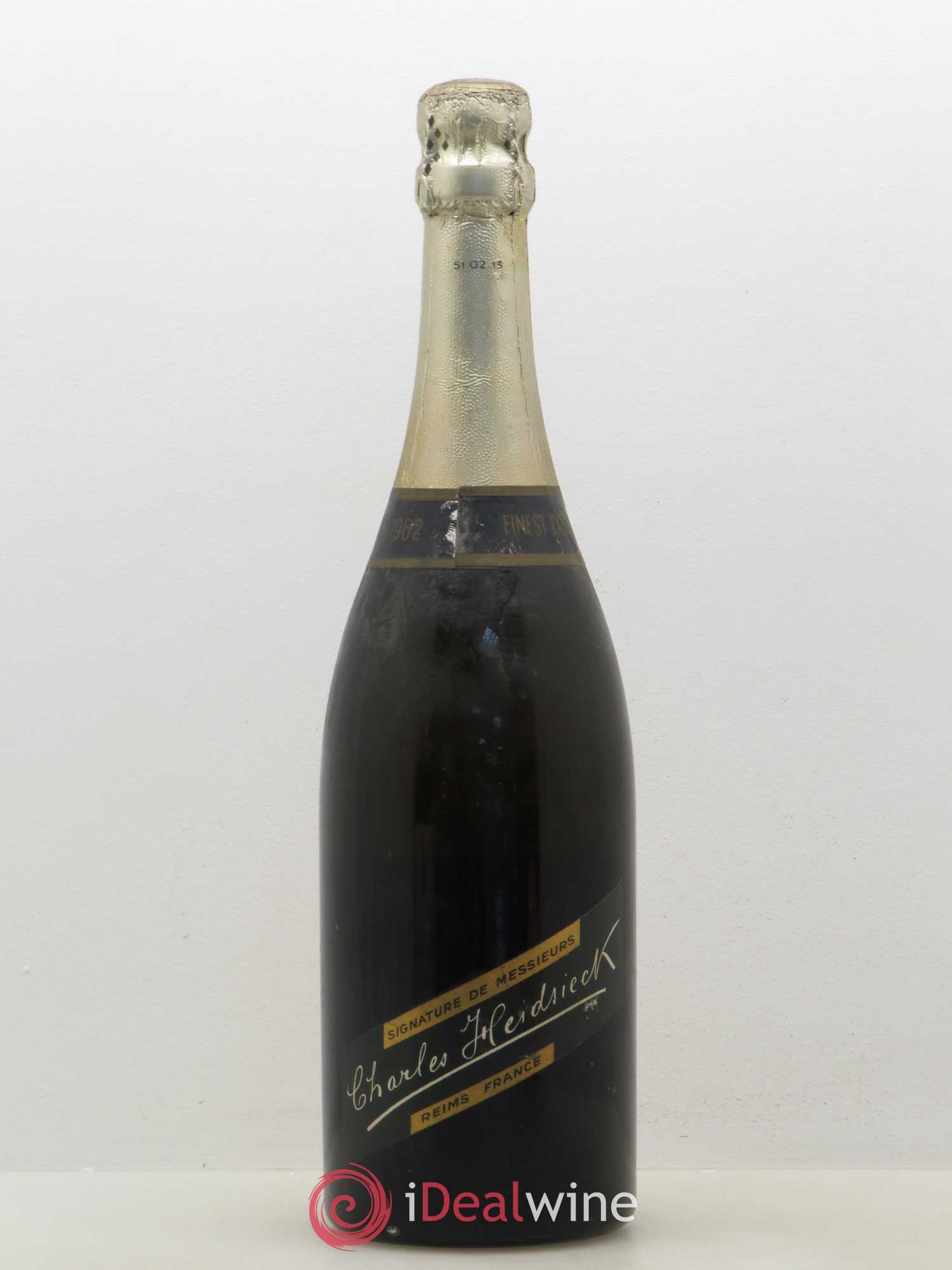 Champagne Champagne Charles Heidsieck Extra Brut Reserve for Great Britain' 1962 - Posten von 1 Flasche - 1