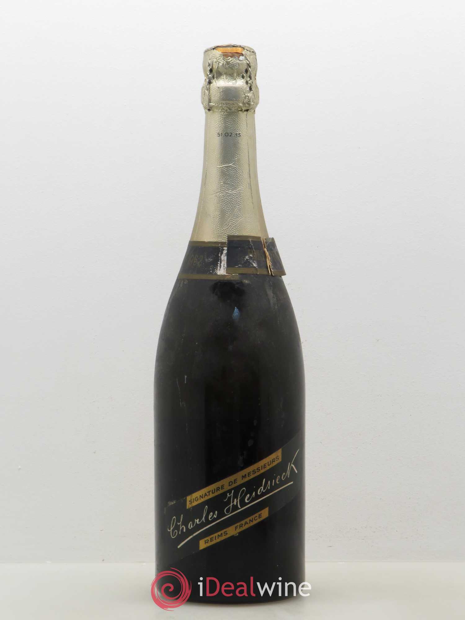 Champagne Champagne Charles Heidsieck Extra Brut Reserve for Great Britain' 1962 - Posten von 1 Flasche - 1