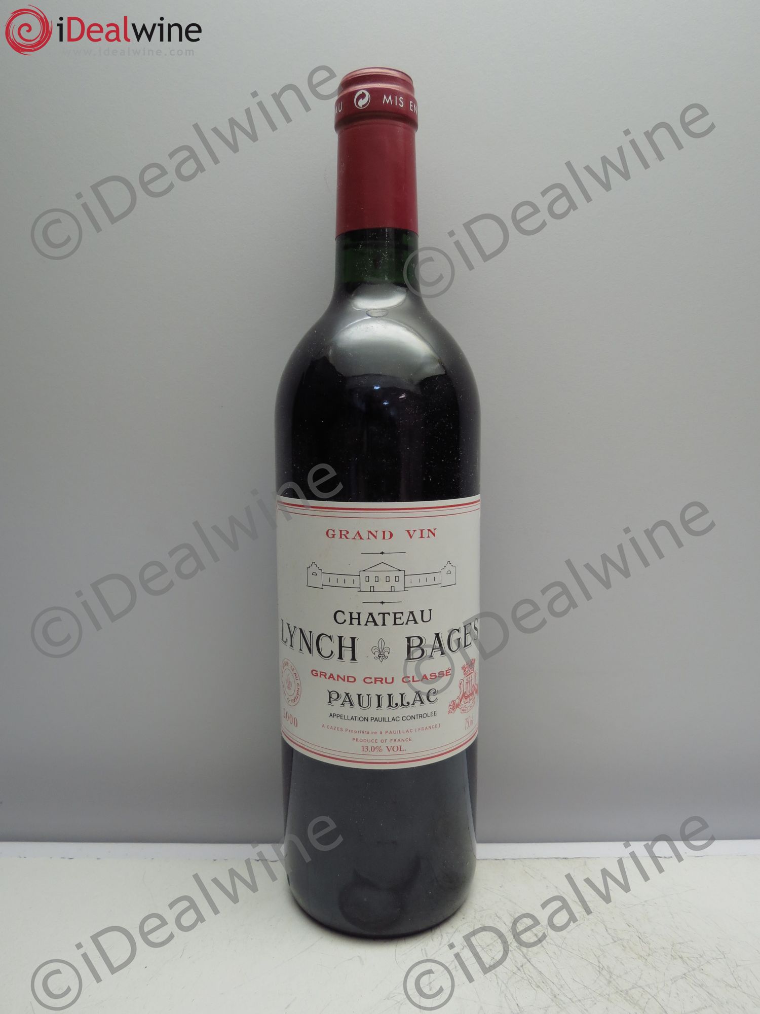 Château Lynch Bages 5ème Grand Cru Classé 2000 - Lot de 1 bouteille - 0