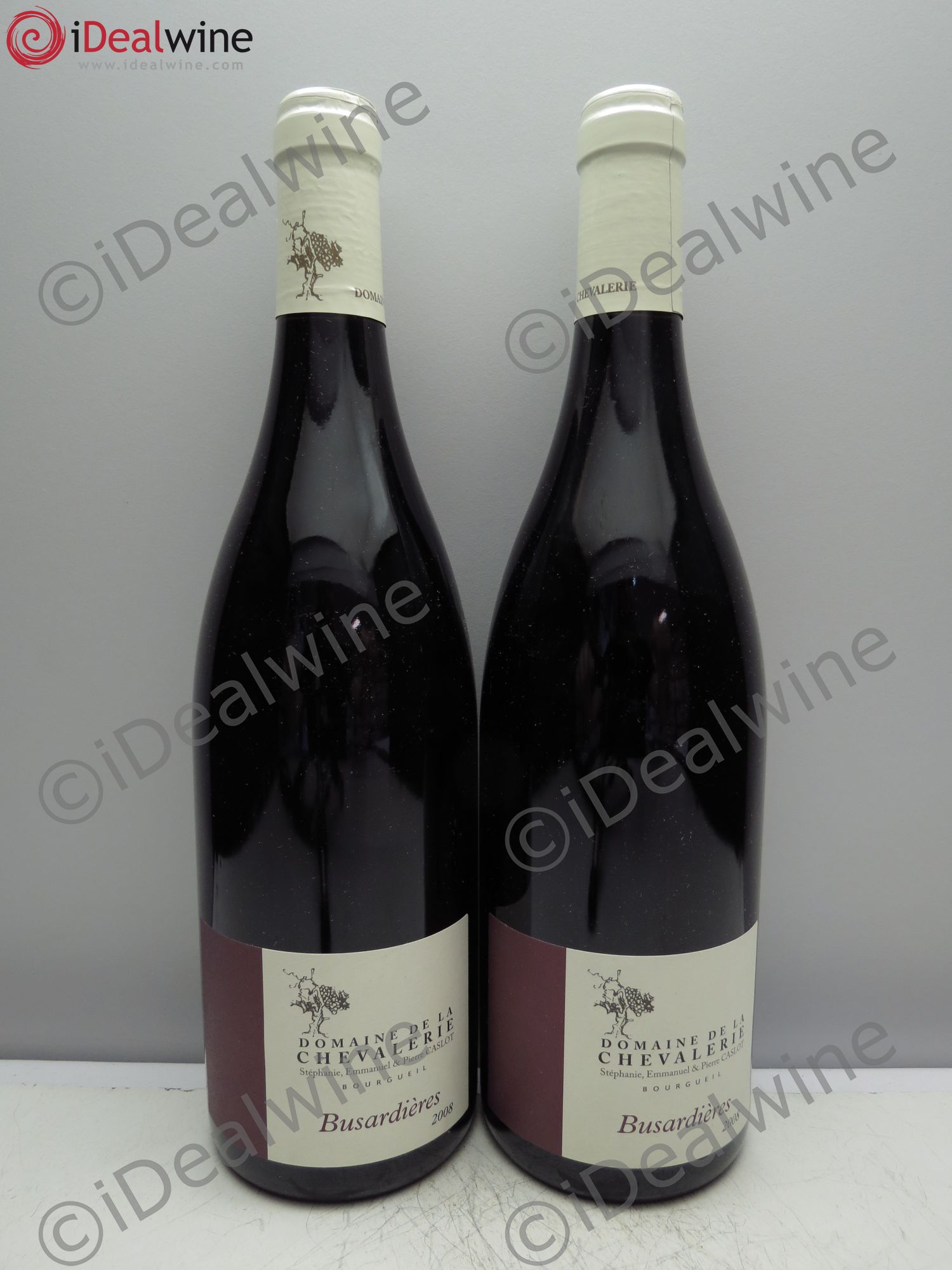 Bourgueil Domaine Chevalerie Busardières 2008 - Posten von 2 Flaschen - 0