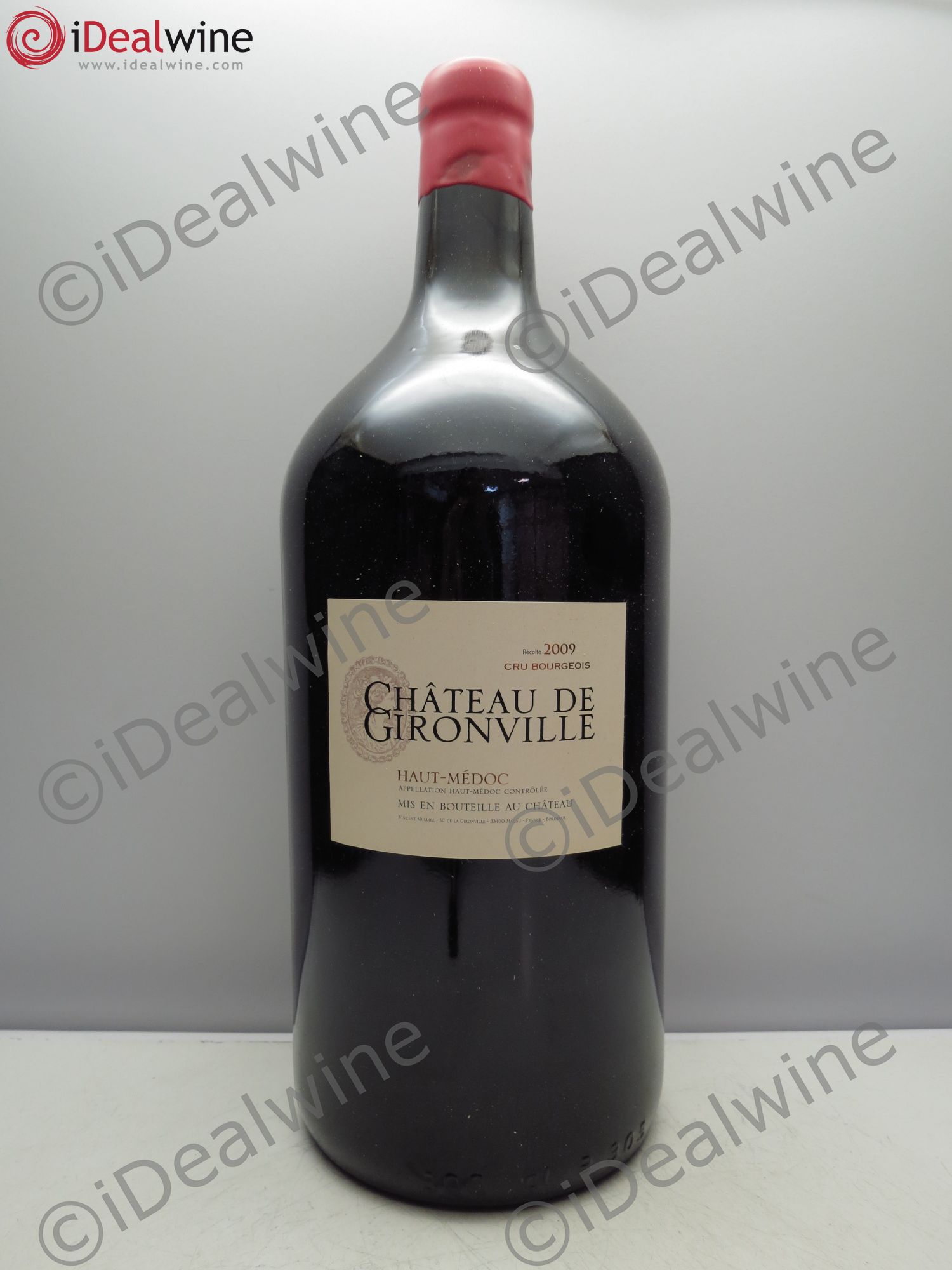 Bordeaux Château Gironville 2009 - Posten von 1 Doppel-Magnum - 0