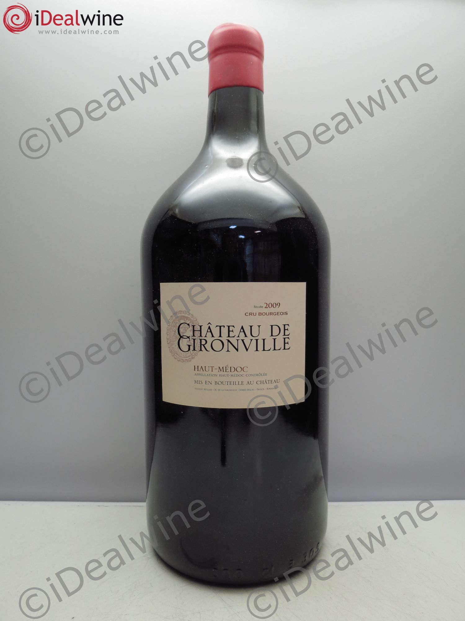 Bordeaux Château Gironville 2009 - Posten von 1 Doppel-Magnum - 0