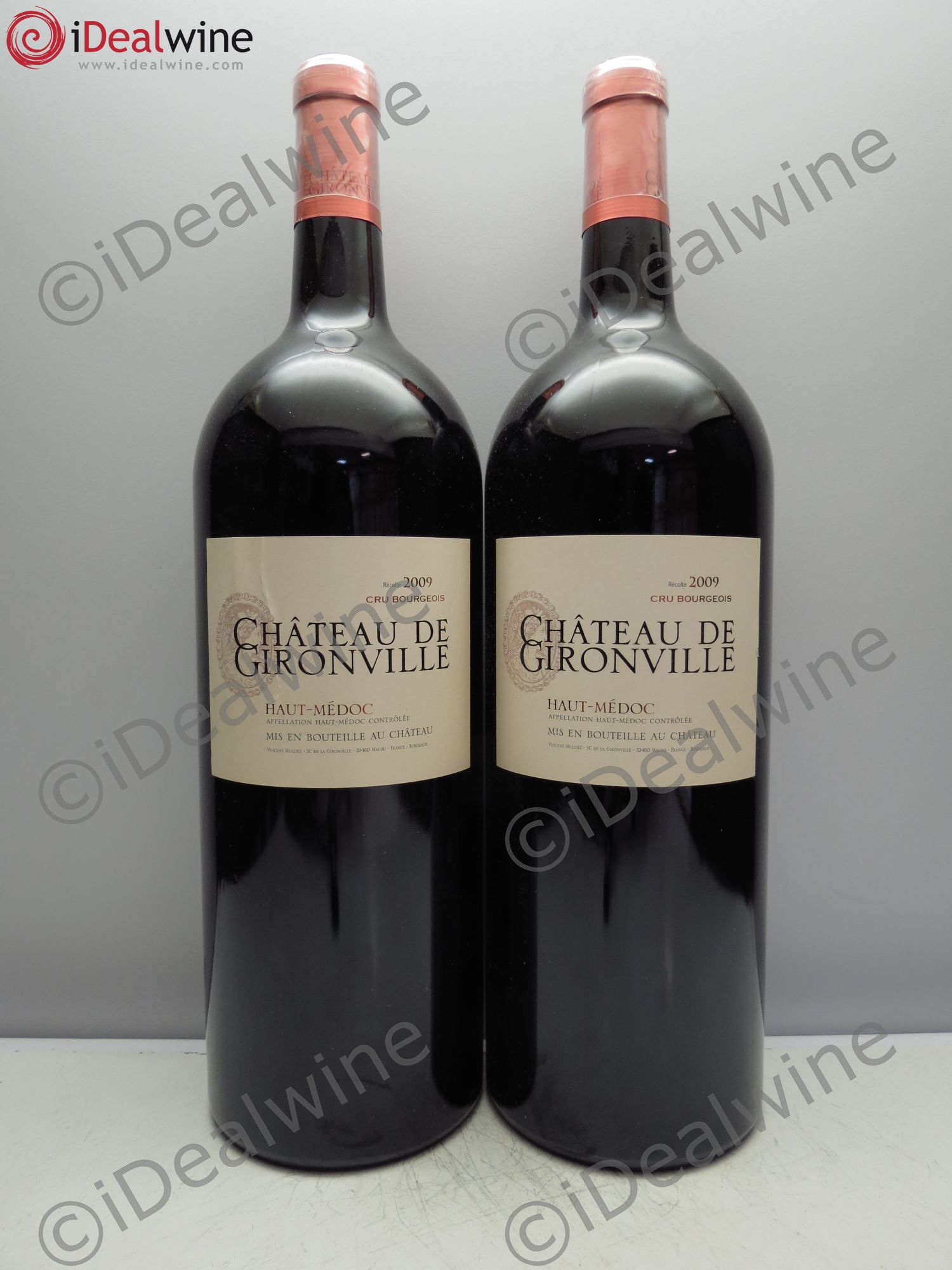Bordeaux Château Gironville 2009 - Posten von 2 Magnum - 0