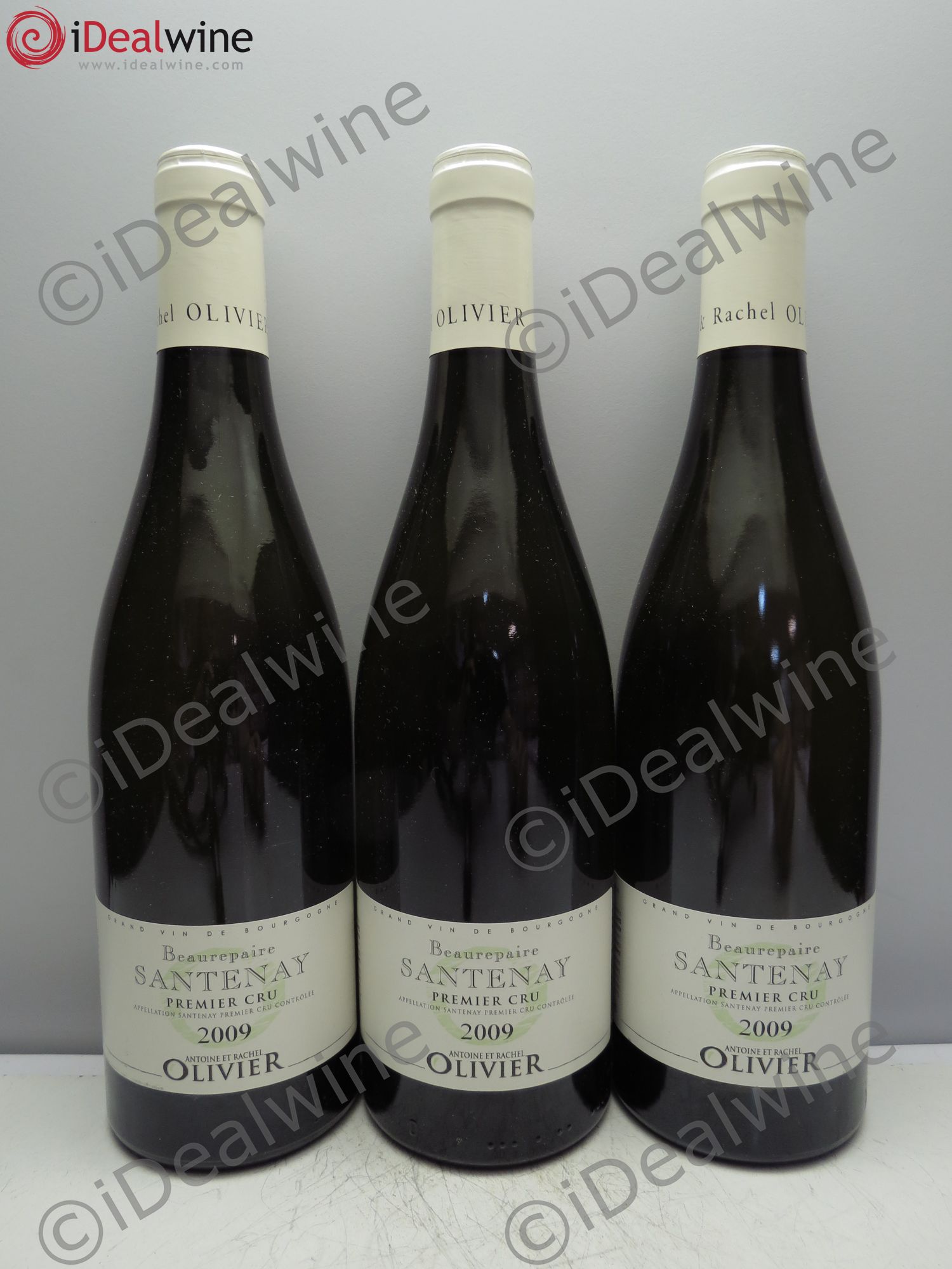 Santenay Beaurepaire Domaine Olivier 2009 - Lot de 3 bouteilles - 0