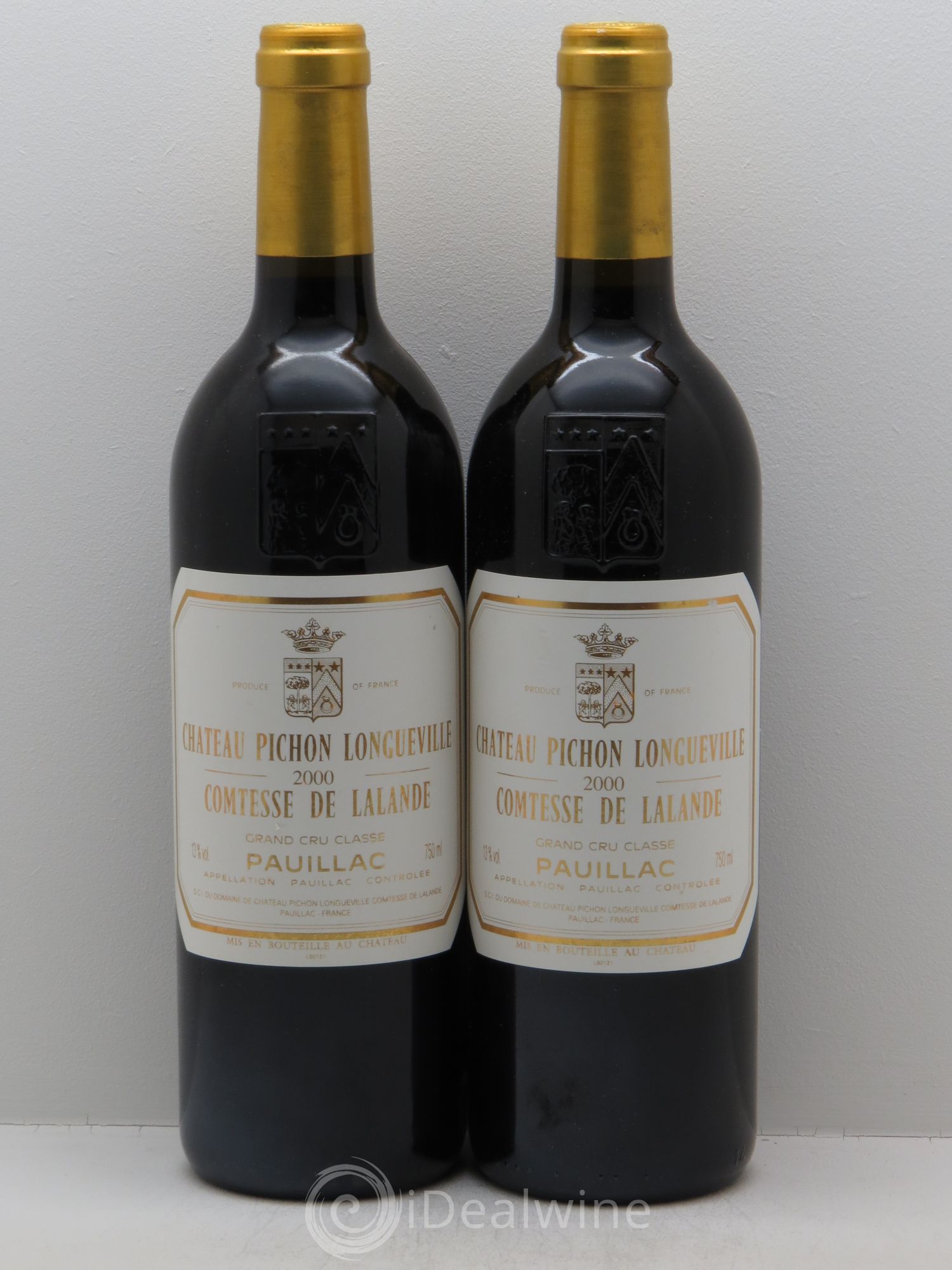 Château Pichon Longueville Comtesse de Lalande 2ème Grand Cru Classé 2000 - Lot de 2 bouteilles - 0