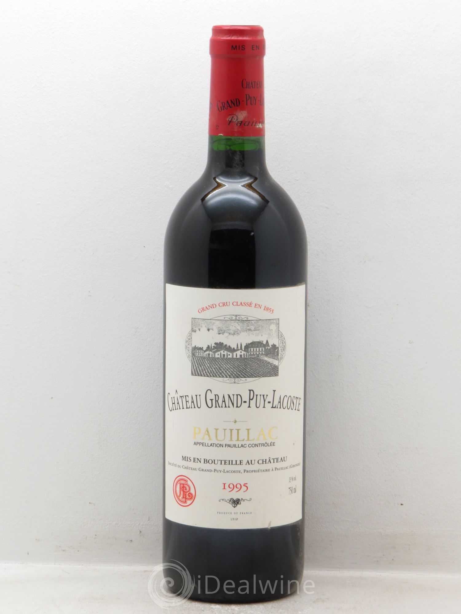 Château Grand Puy Lacoste 5ème Grand Cru Classé 1995 - Lot de 1 bouteille - 0