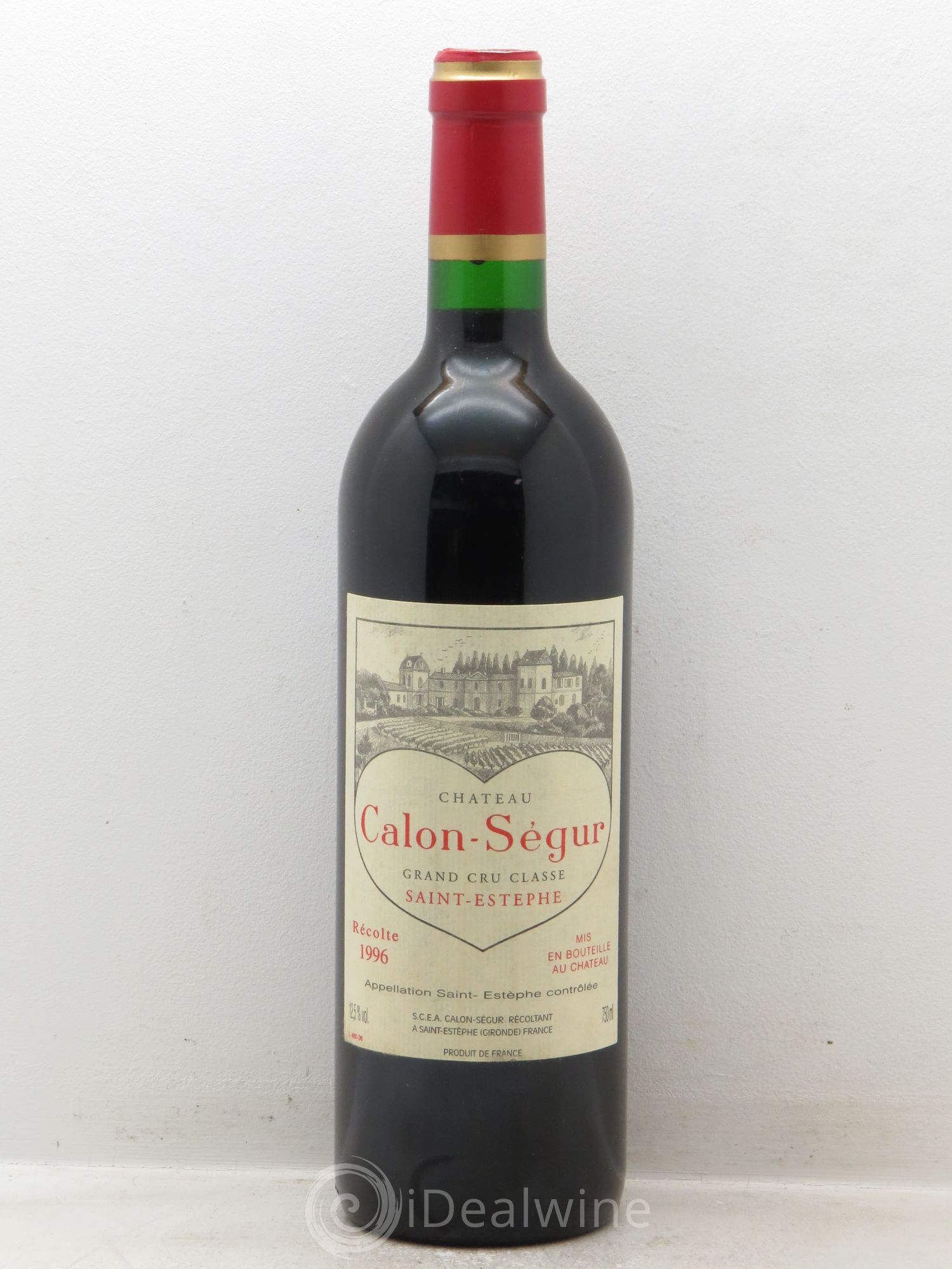 Château Calon Ségur 3ème Grand Cru Classé 1996 - Lot de 1 bouteille - 0
