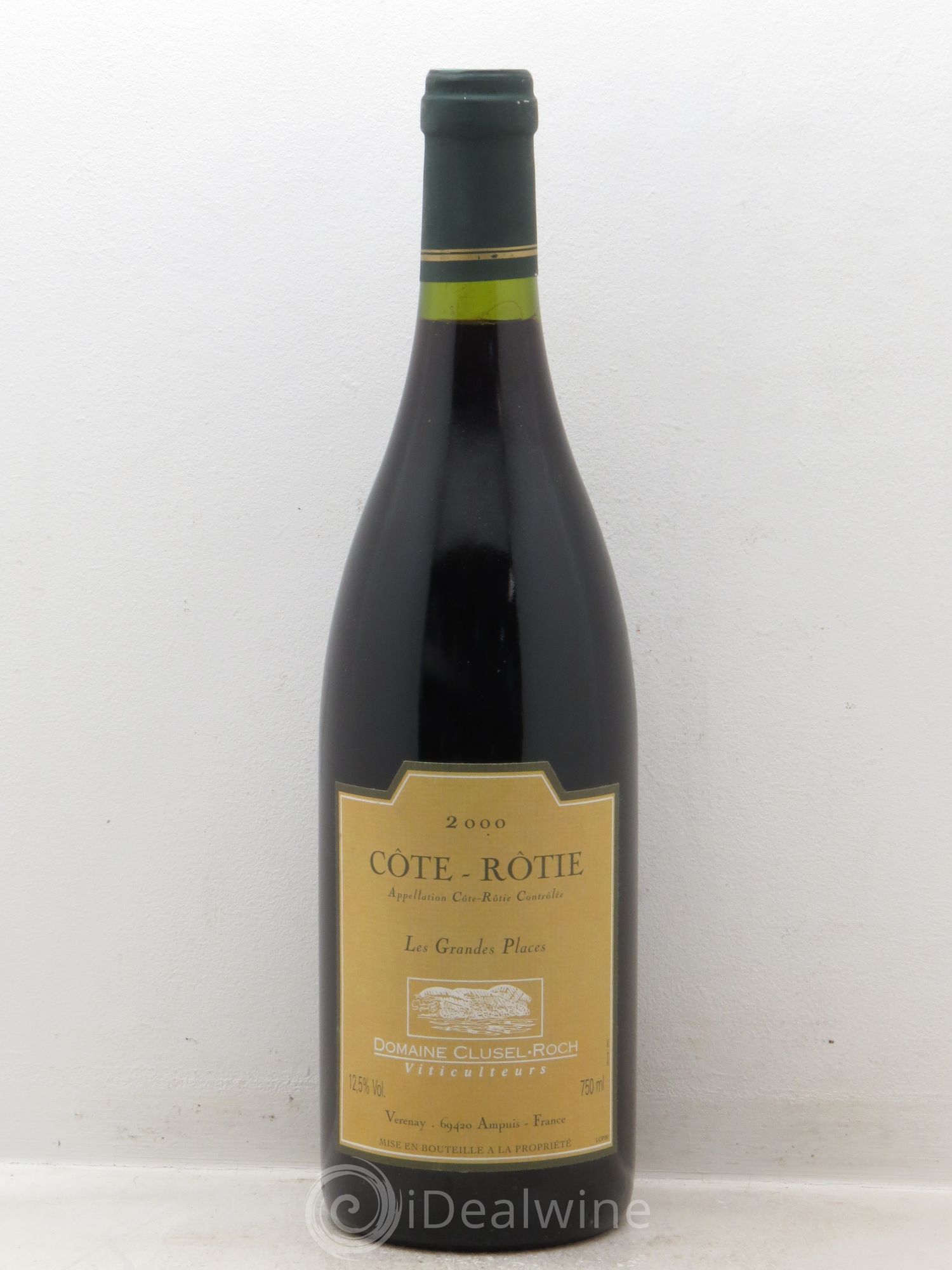 Côte-Rôtie Les Grandes Places Clusel-Roch 2000 - Lot de 1 bouteille - 0