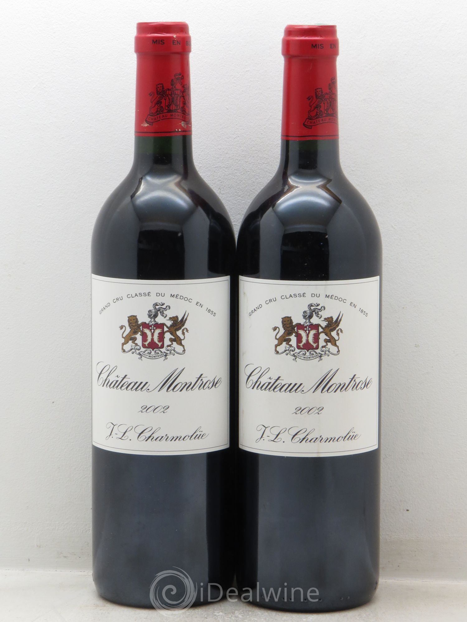 Château Montrose 2ème Grand Cru Classé 2002 - Lot de 2 bouteilles - 0