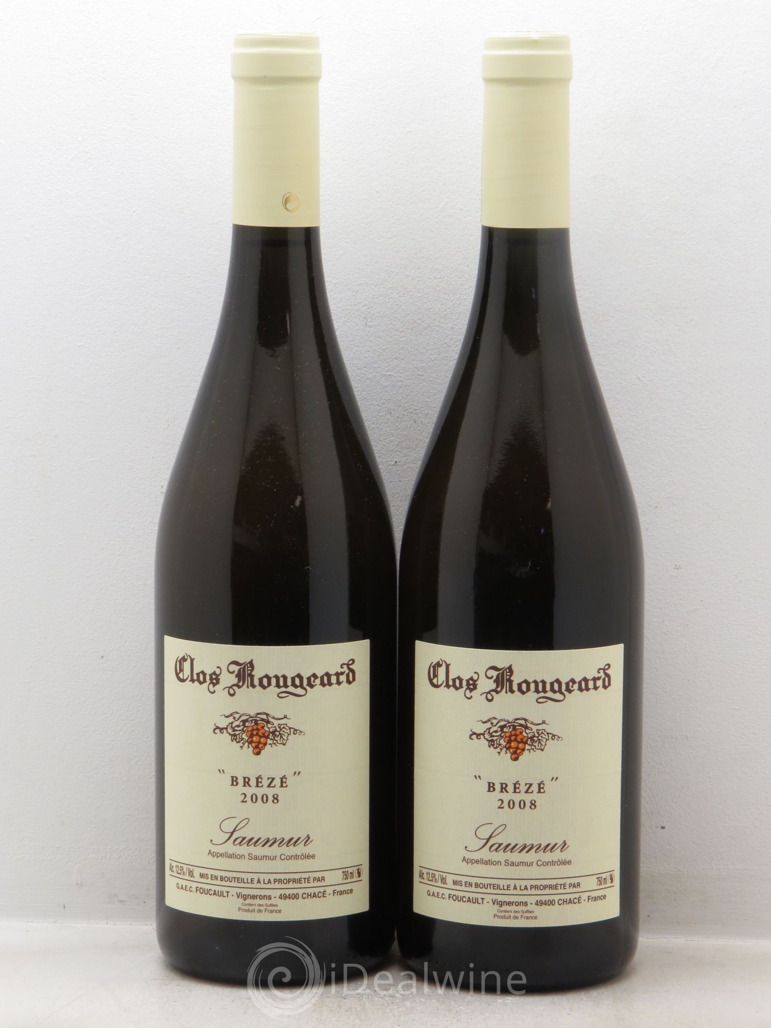 Saumur Brézé Clos Rougeard 2008 - Posten von 2 Flaschen - 0