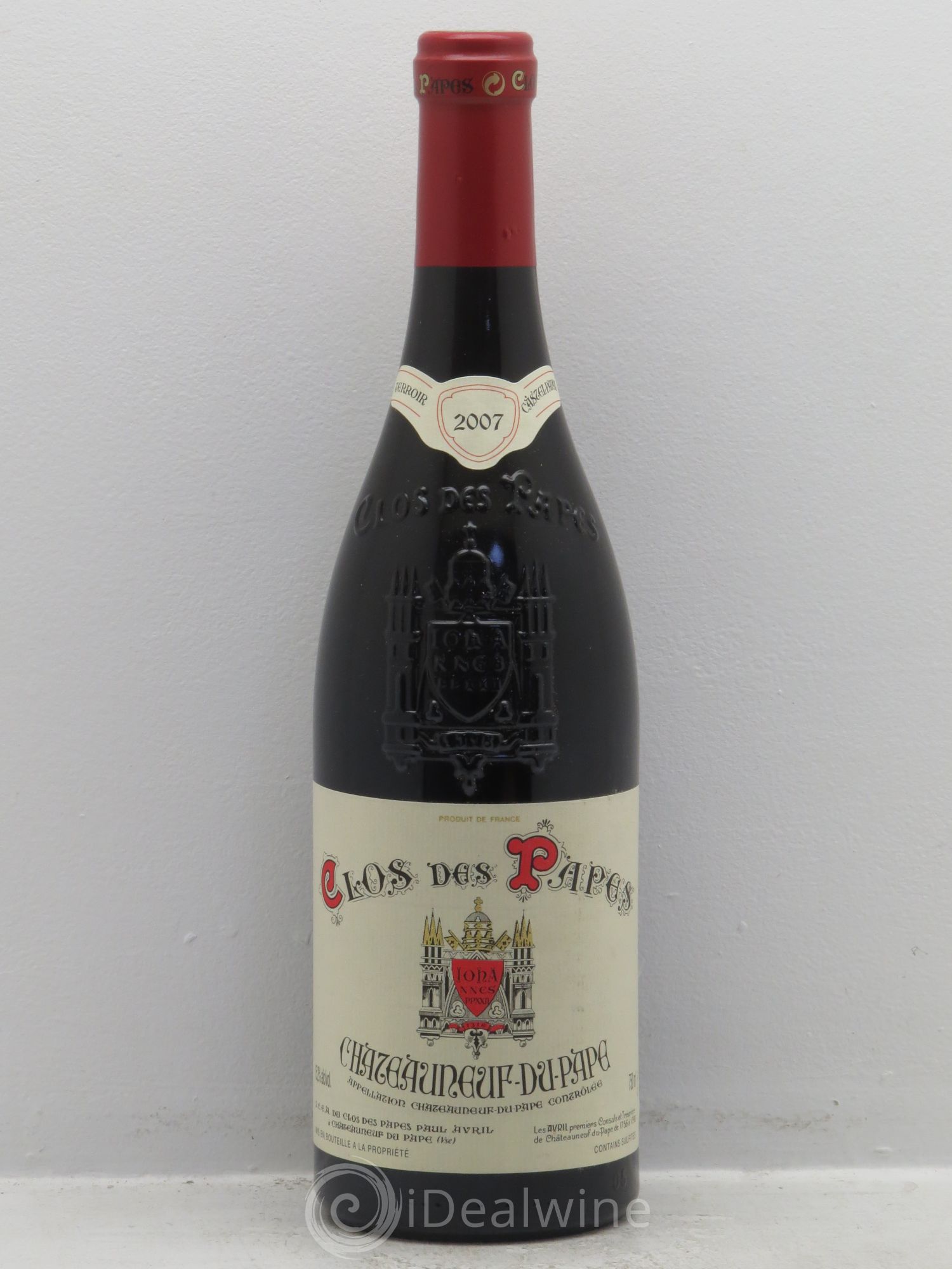 Châteauneuf-du-Pape Clos des Papes - Paul Avril 2007 - Lot de 1 bouteille - 0