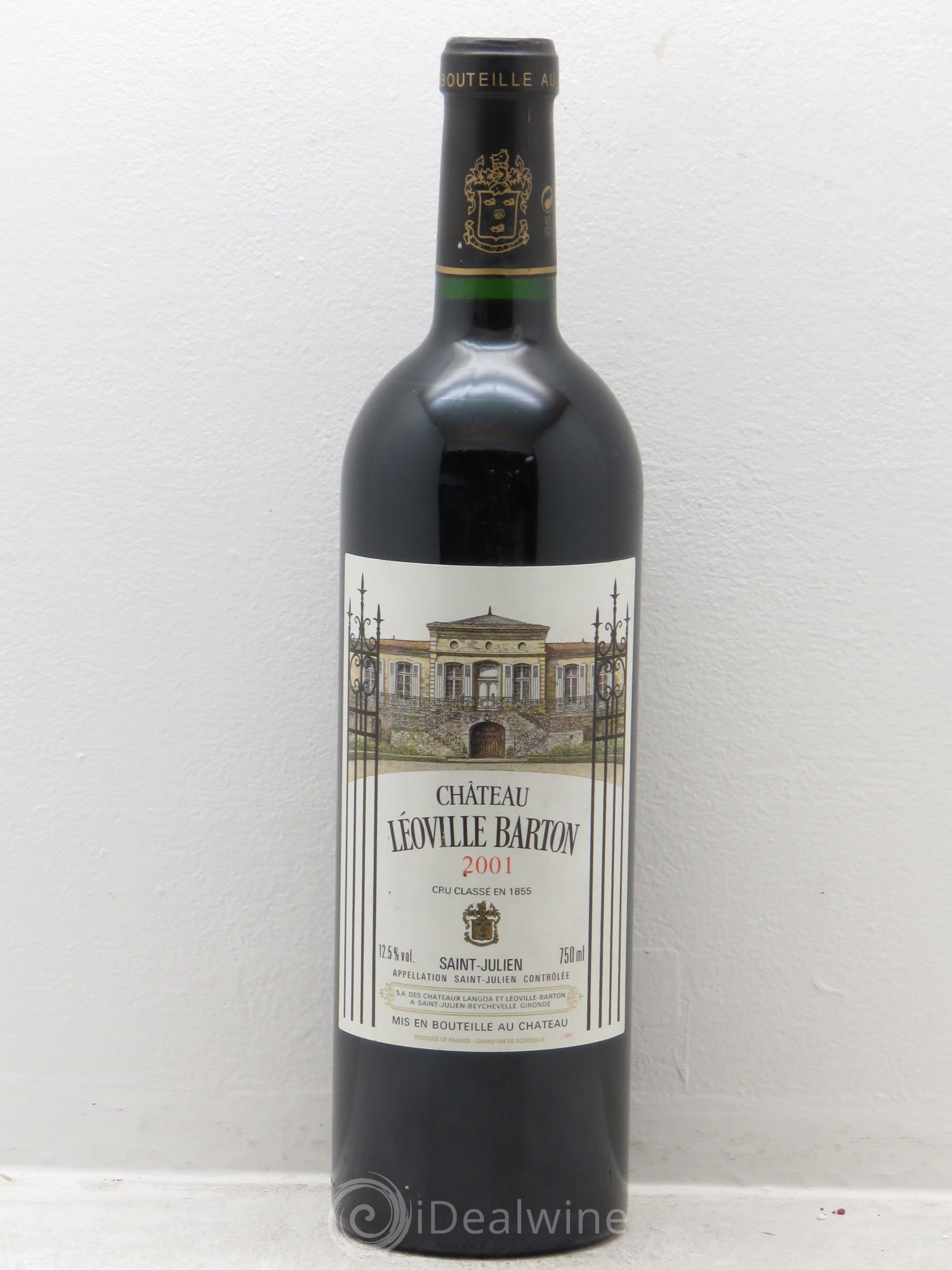 Château Léoville Barton 2ème Grand Cru Classé 2001 - Lot de 1 bouteille - 0
