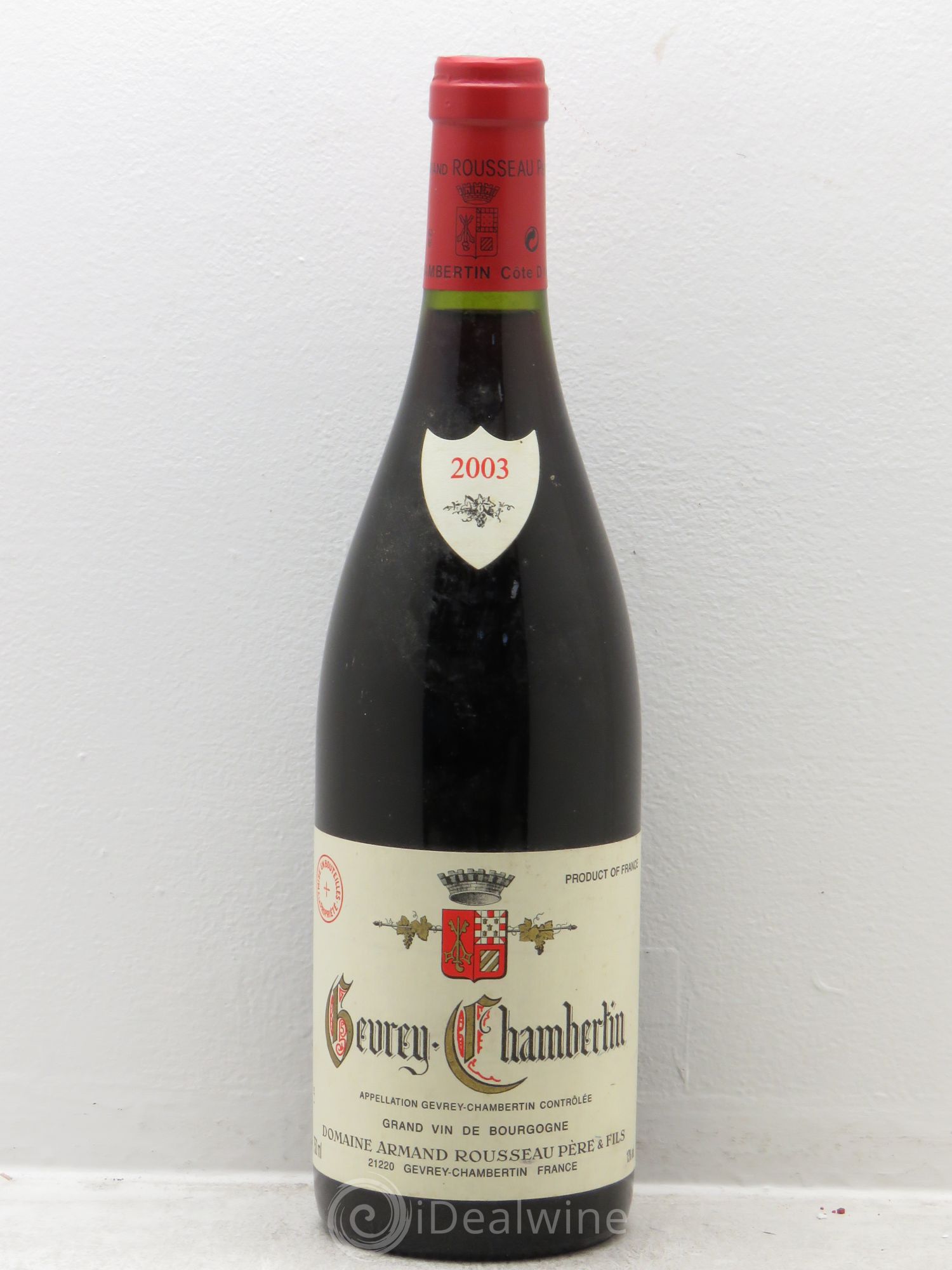 Gevrey-Chambertin Armand Rousseau (Domaine) 2003 - Lot de 1 bouteille - 0