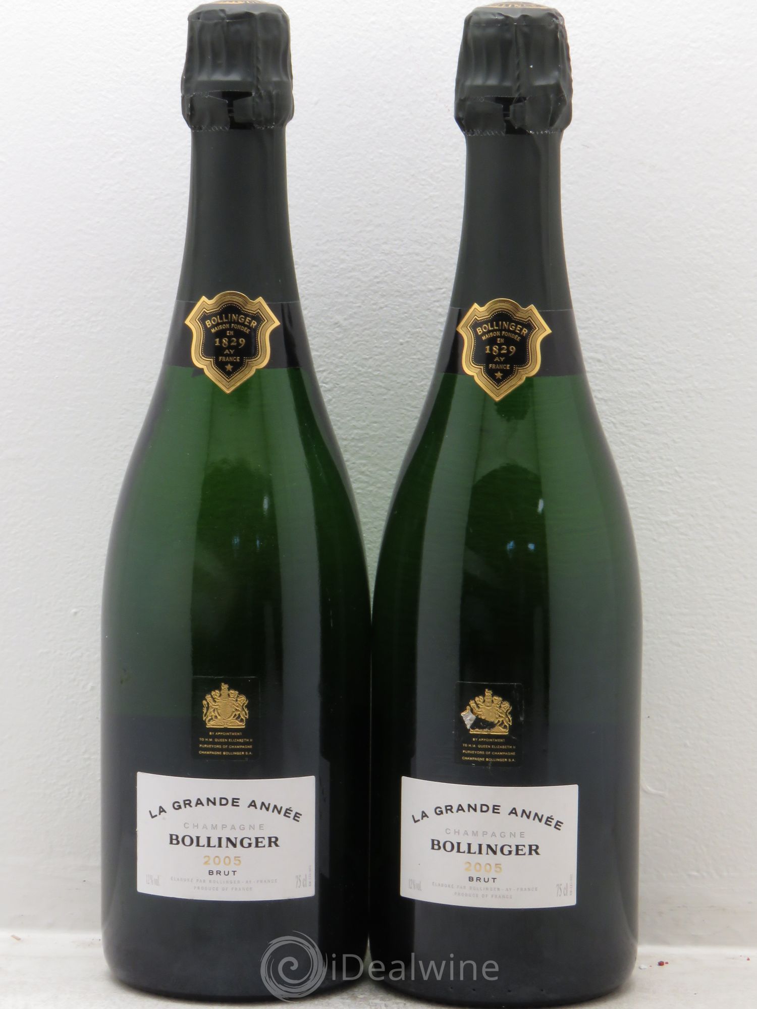 La Grande Année Brut Bollinger 2005 - Lot de 2 bouteilles - 0