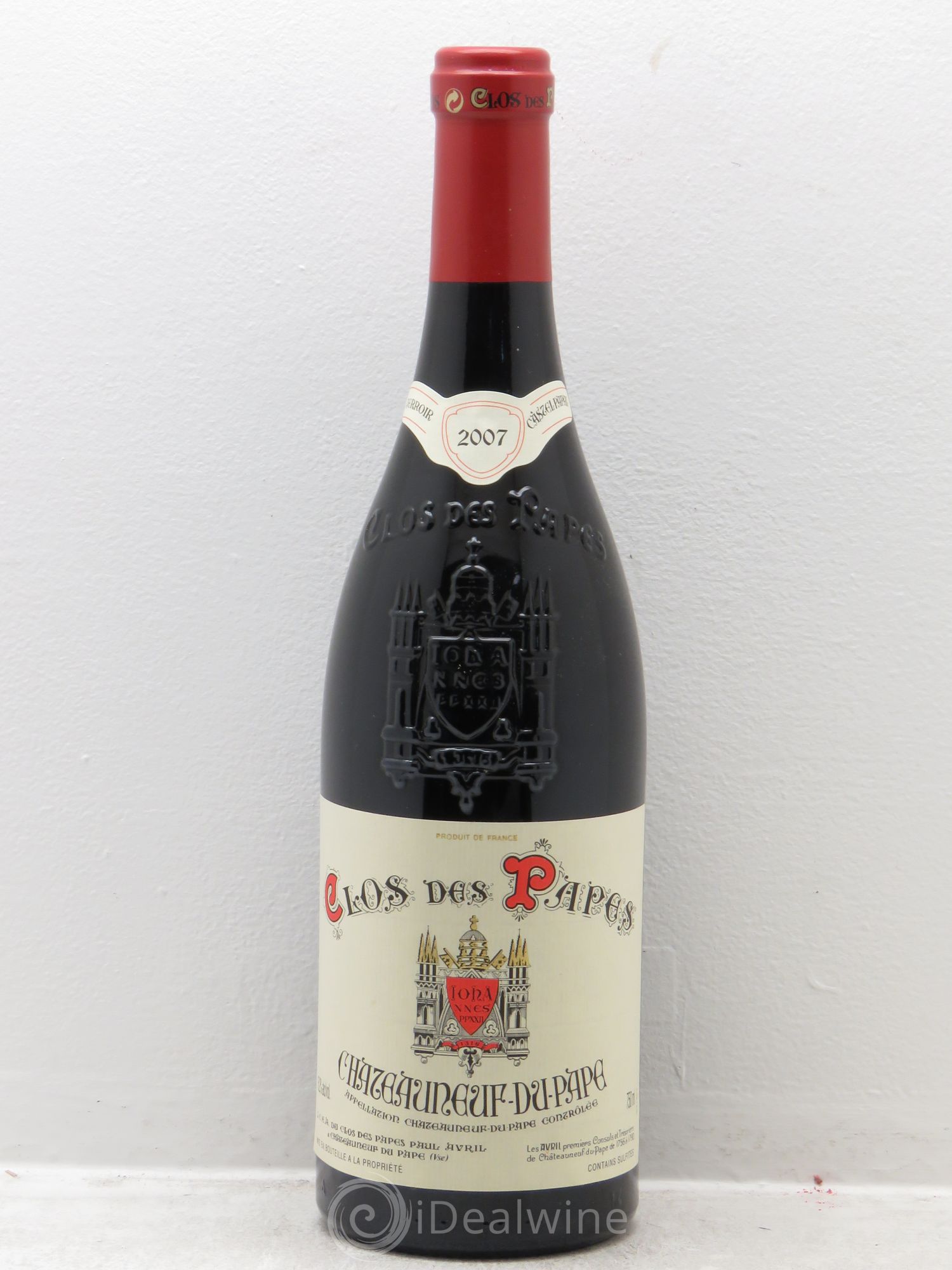 Châteauneuf-du-Pape Clos des Papes - Paul Avril 2007 - Lot de 1 bouteille - 0